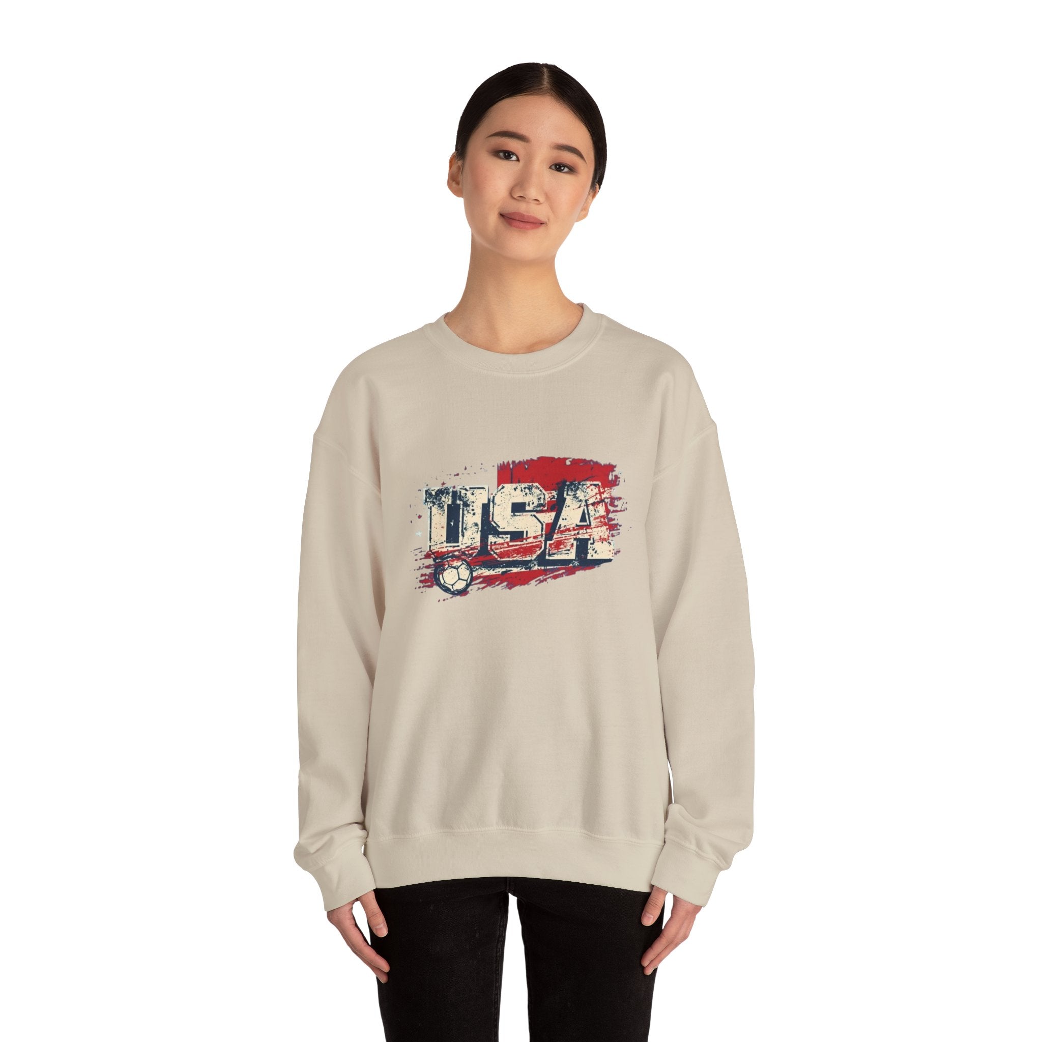 USA Soccer Crewneck Sweatshirt — Vintage American Soccer Pride