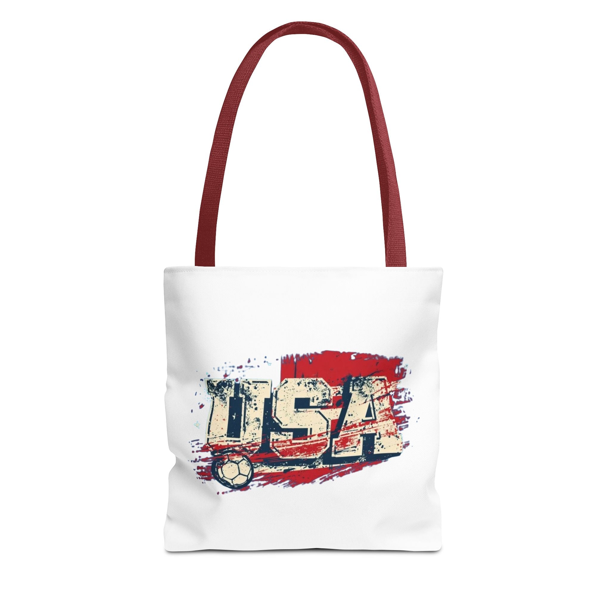 Patriotic USA Tote Bag — American Pride Eagle & Flag All-Over Print