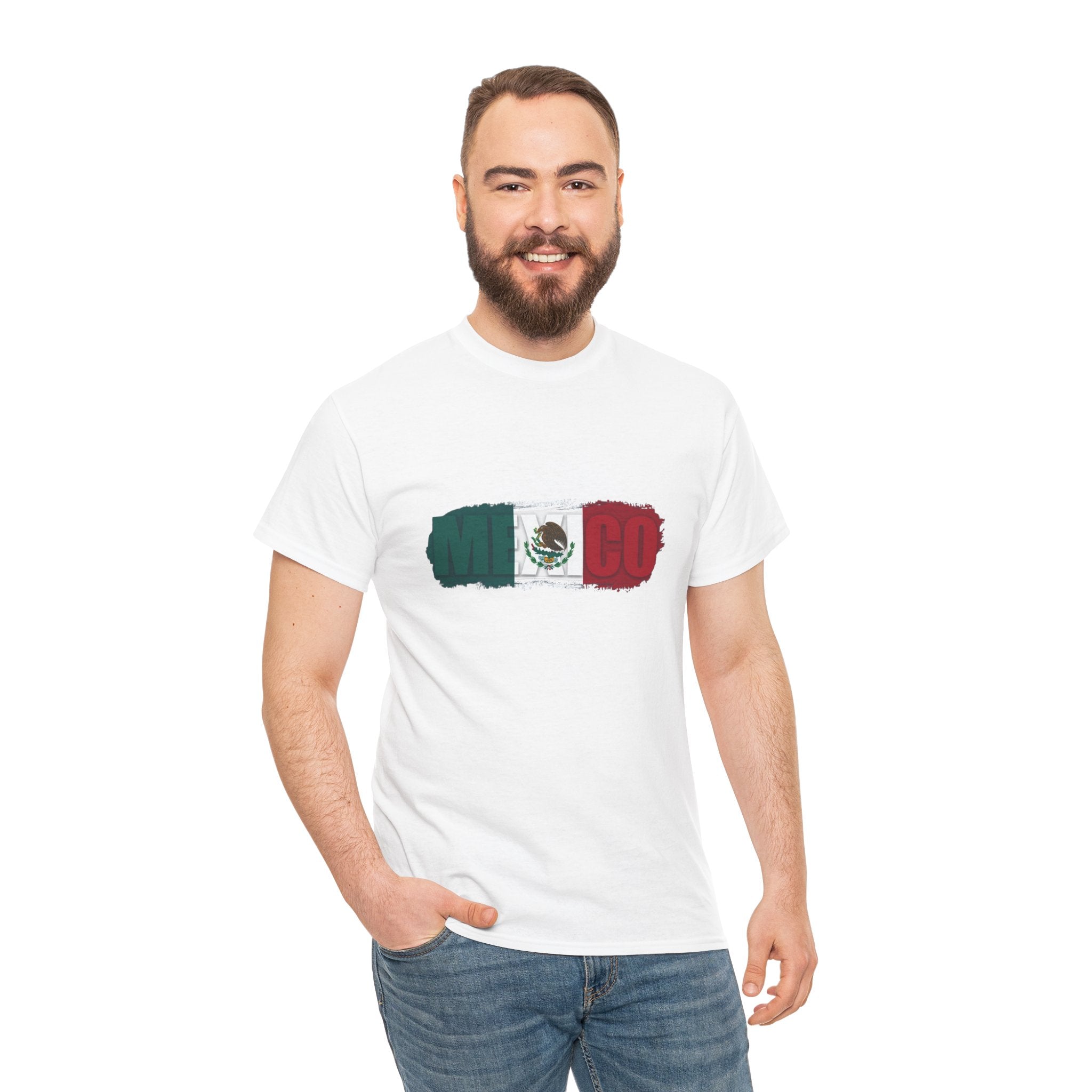 Mexico Flag Distressed Tee — Mexican Pride T-Shirt, Independence Day & Cinco de Mayo Shirt