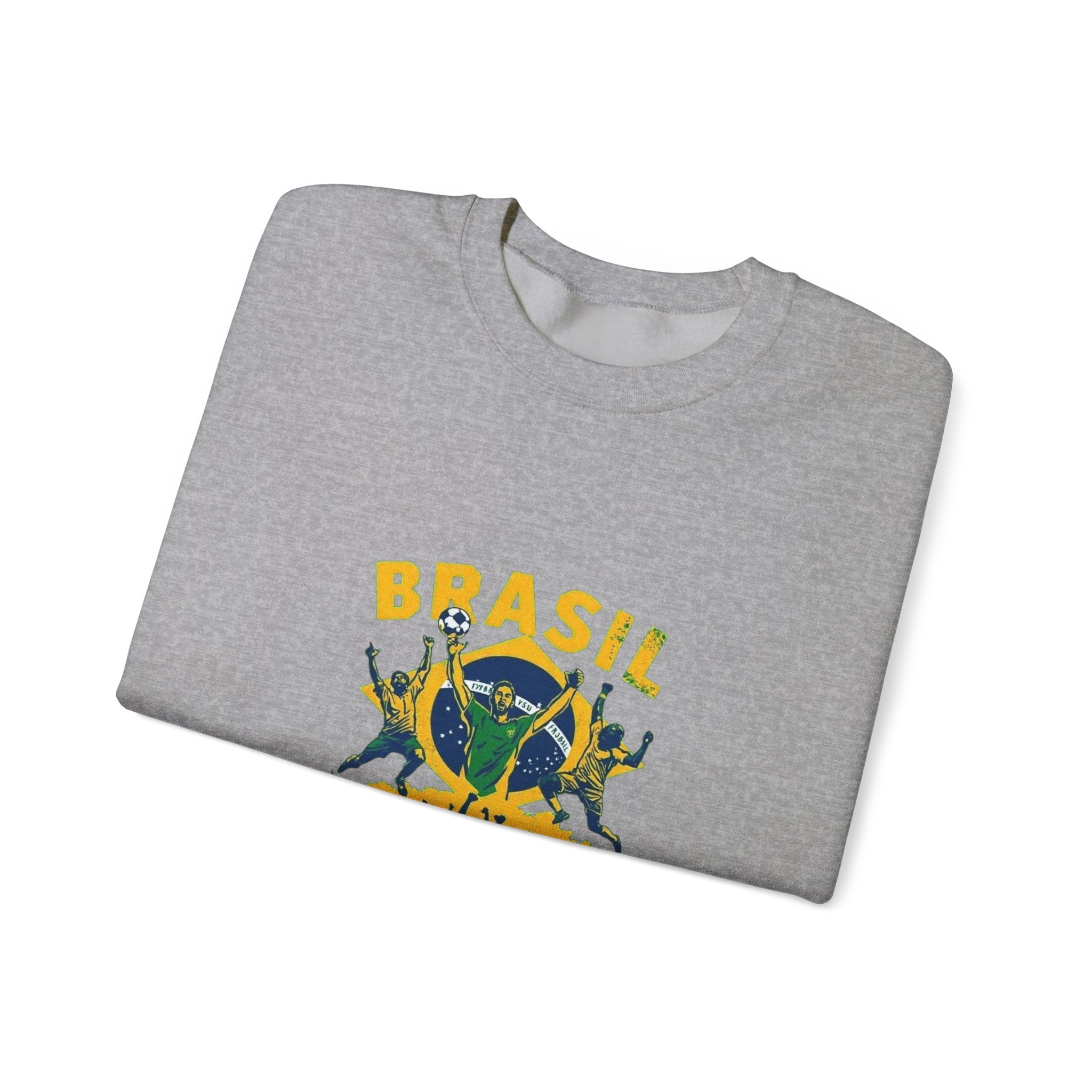 Brasil Futebol Crewneck Sweatshirt — Brazilian Soccer Graphic Pullover