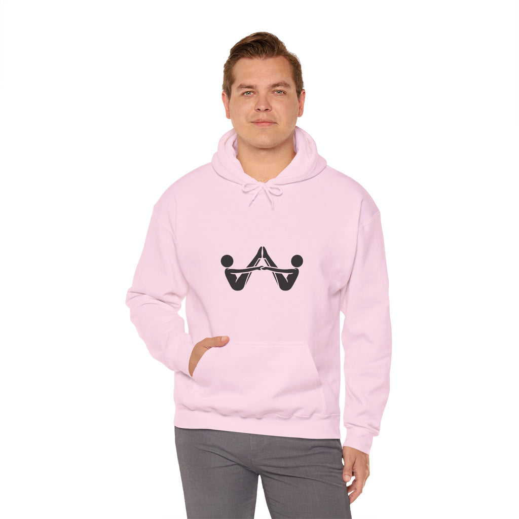 Hoodie — Minimalist Balance Symbol Pullover
