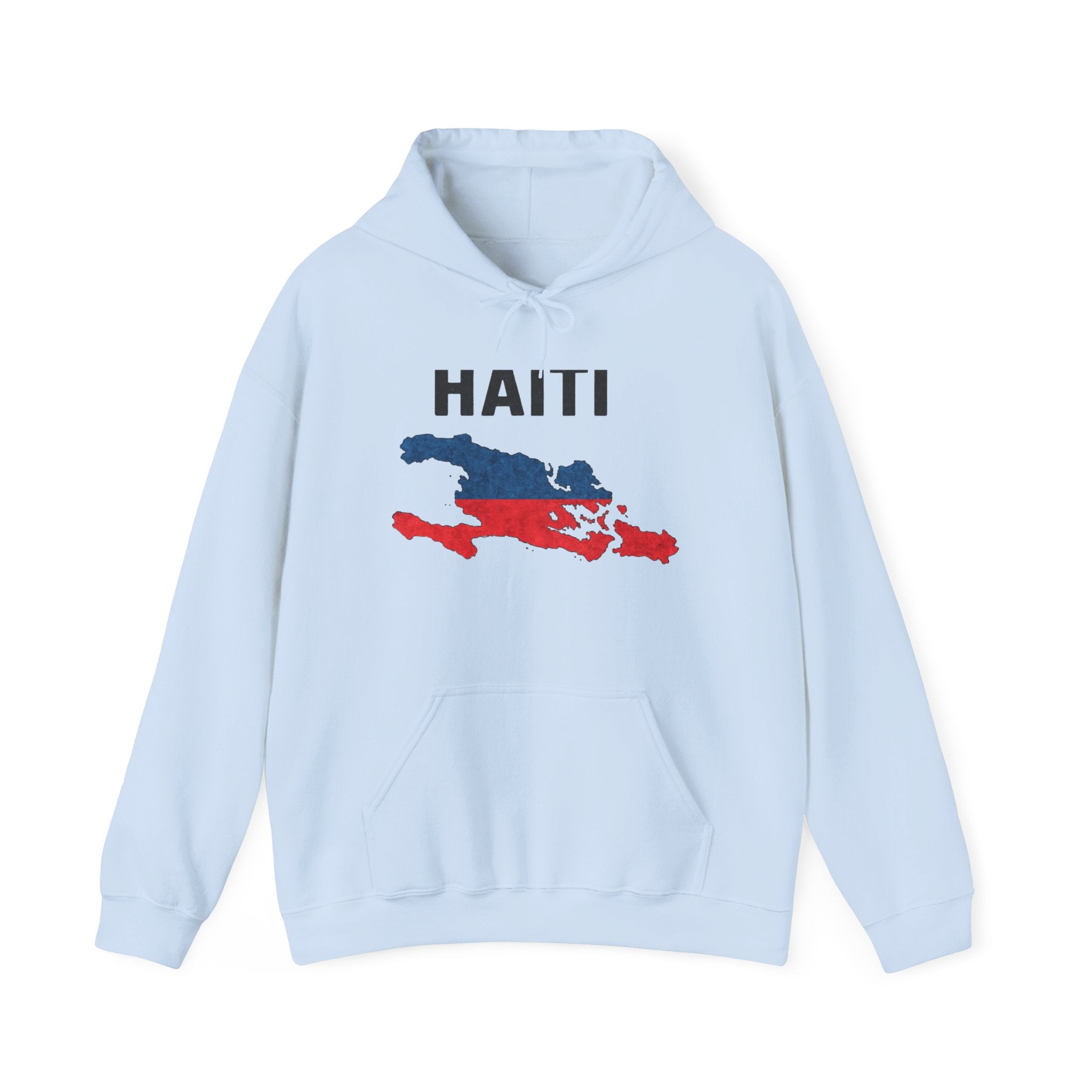 Haiti Map Hoodie – Patriotic Haiti Flag Map Sweatshirt