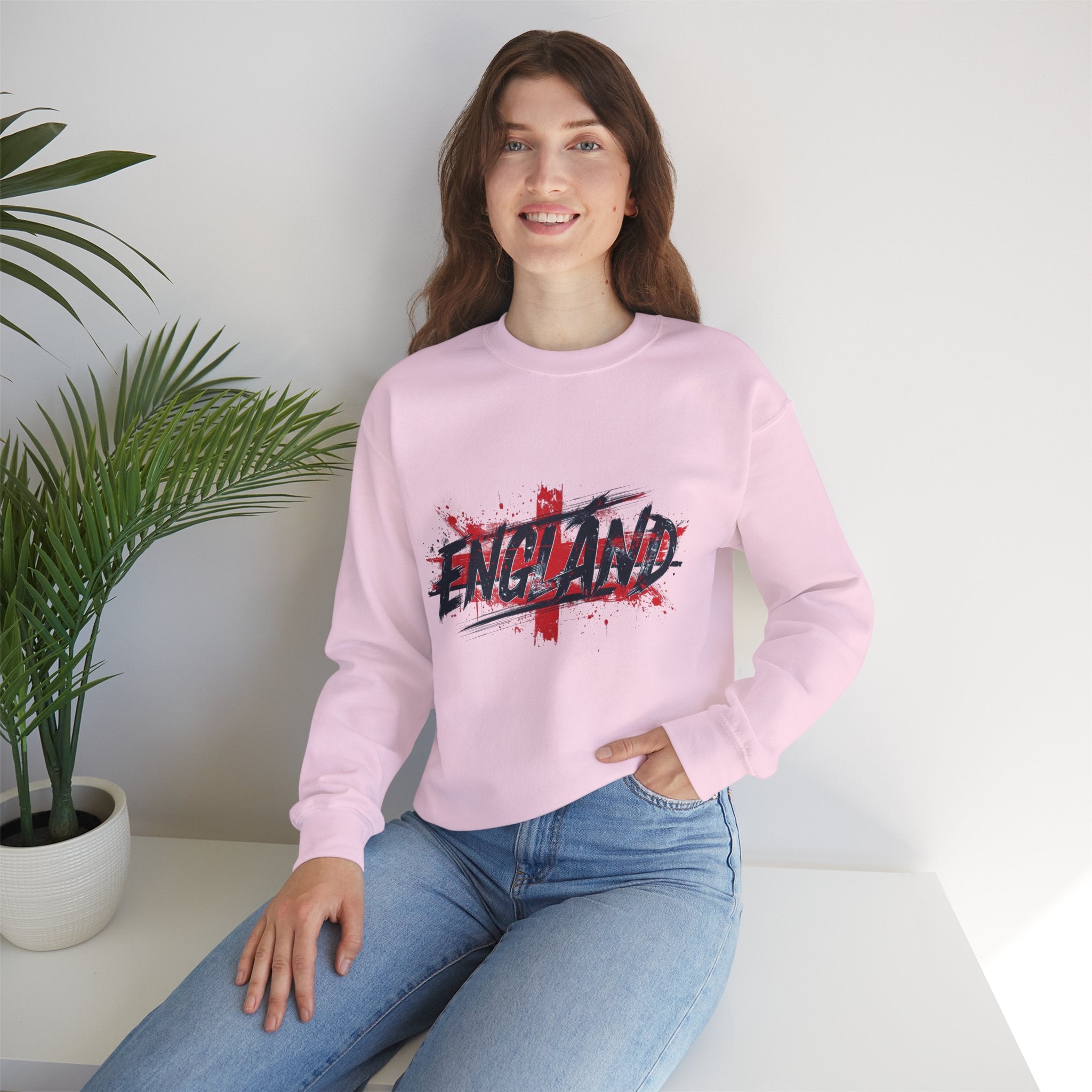 England Flag Grunge Sweatshirt