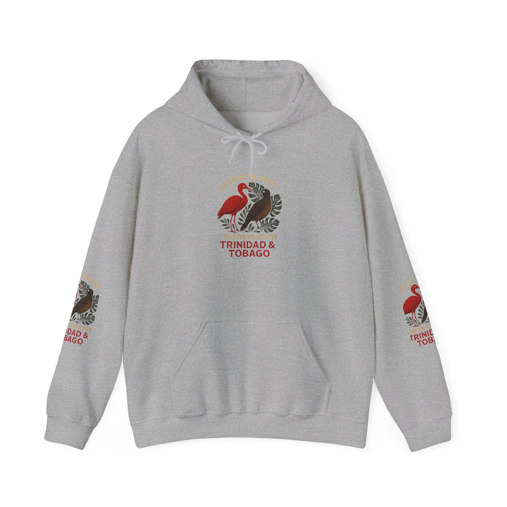 Trinidad & Tobago Flamingo Crest Hoodie | Island Pride Sweatshirt