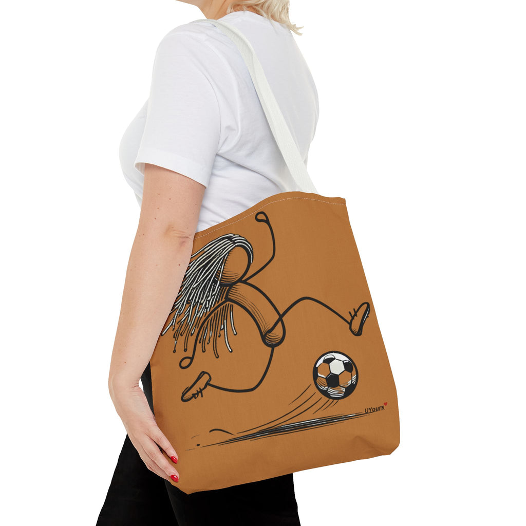 Soccer Girl Doodle Tote