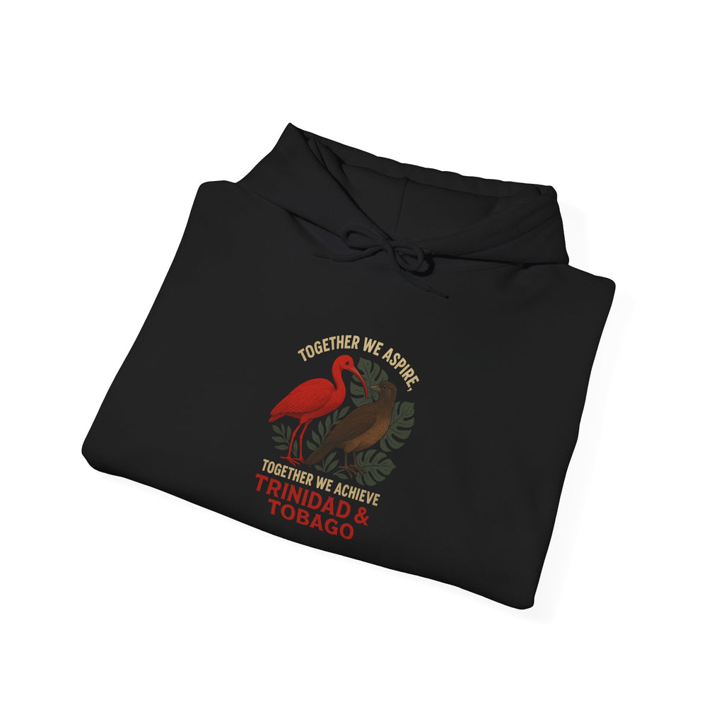 Trinidad & Tobago Flamingo Crest Hoodie | Island Pride Sweatshirt