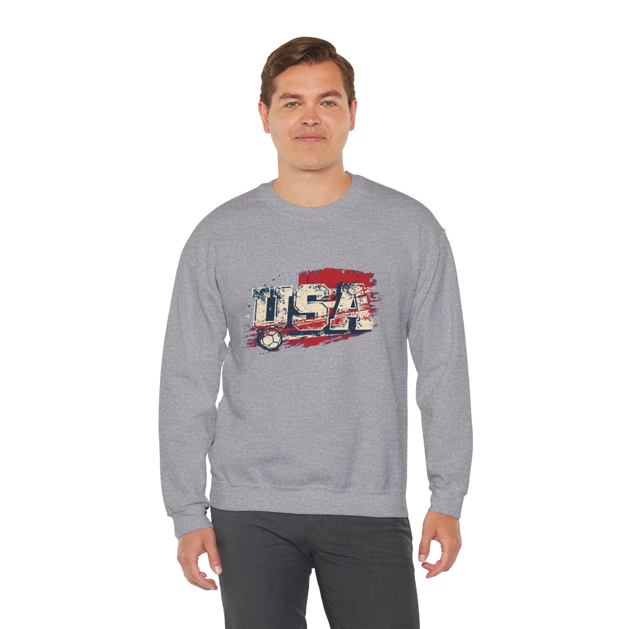 USA Soccer Crewneck Sweatshirt — Vintage American Soccer Pride