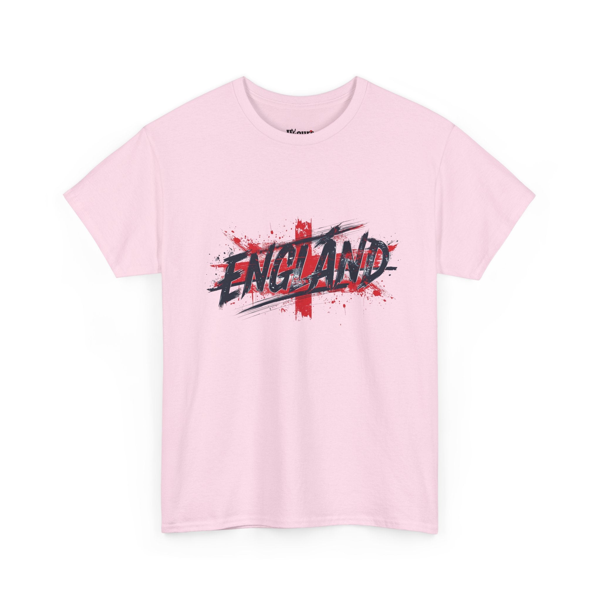 England Graphic T-Shirt — Grunge St. George Cross Football Fan Tee