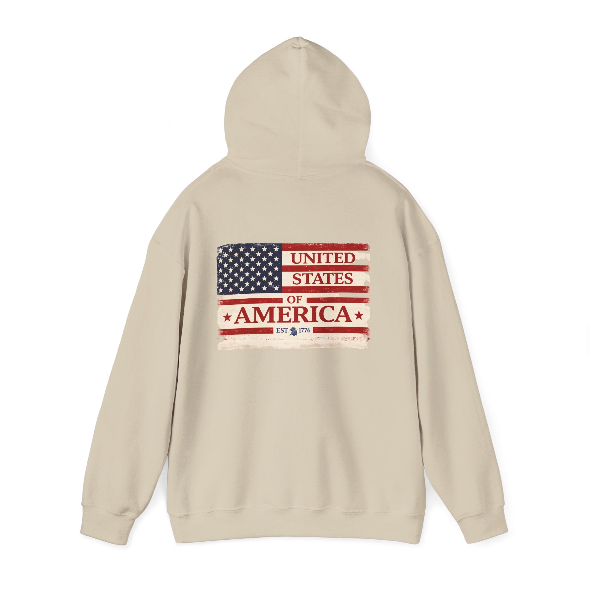 United States of America flag Hoodie | Vintage American flag sweatshirt