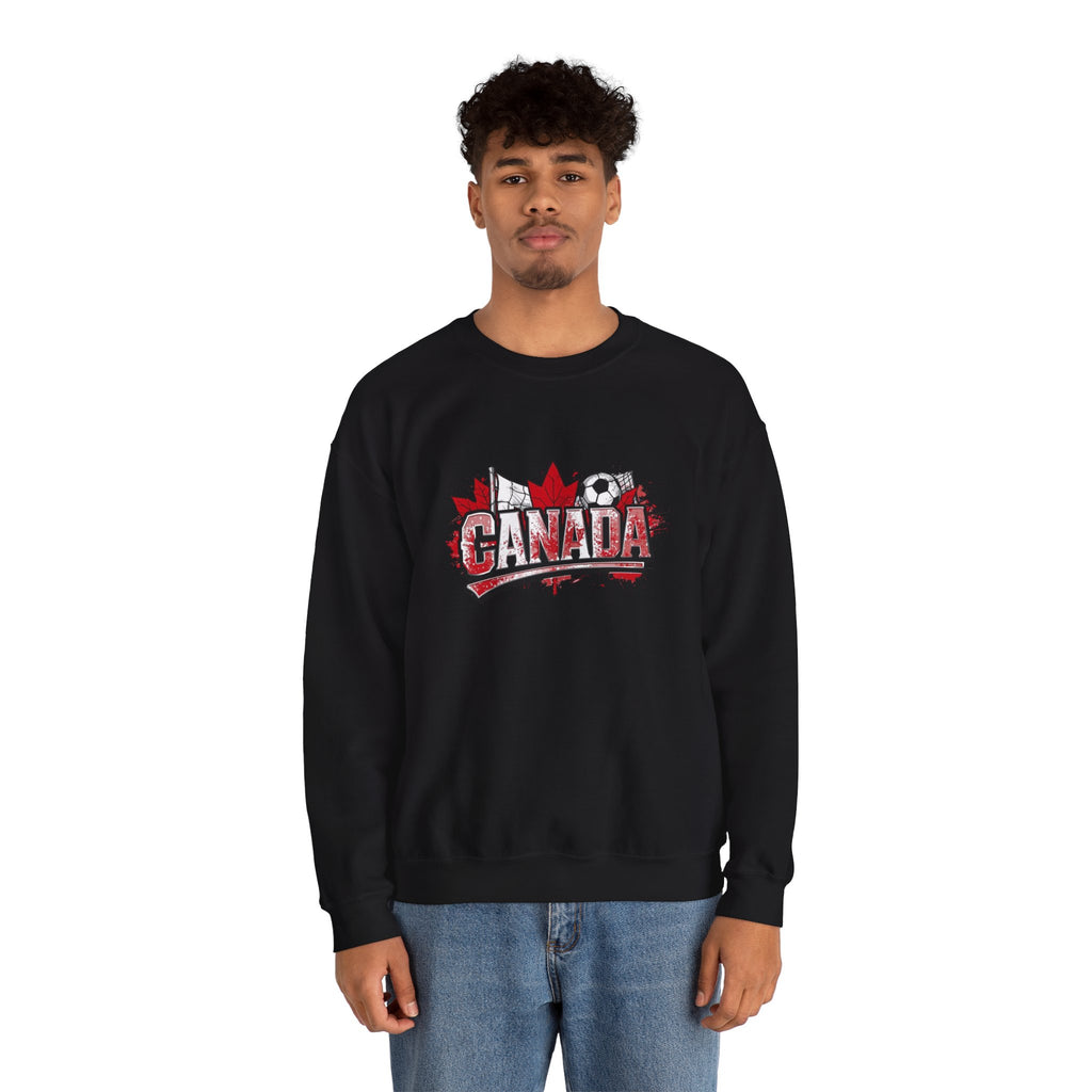 Canada Soccer Crewneck Sweatshirt – Maple Leaf Canada Graphic