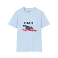 Haiti Flag Map T-Shirt — Patriotic Haiti Map Tee