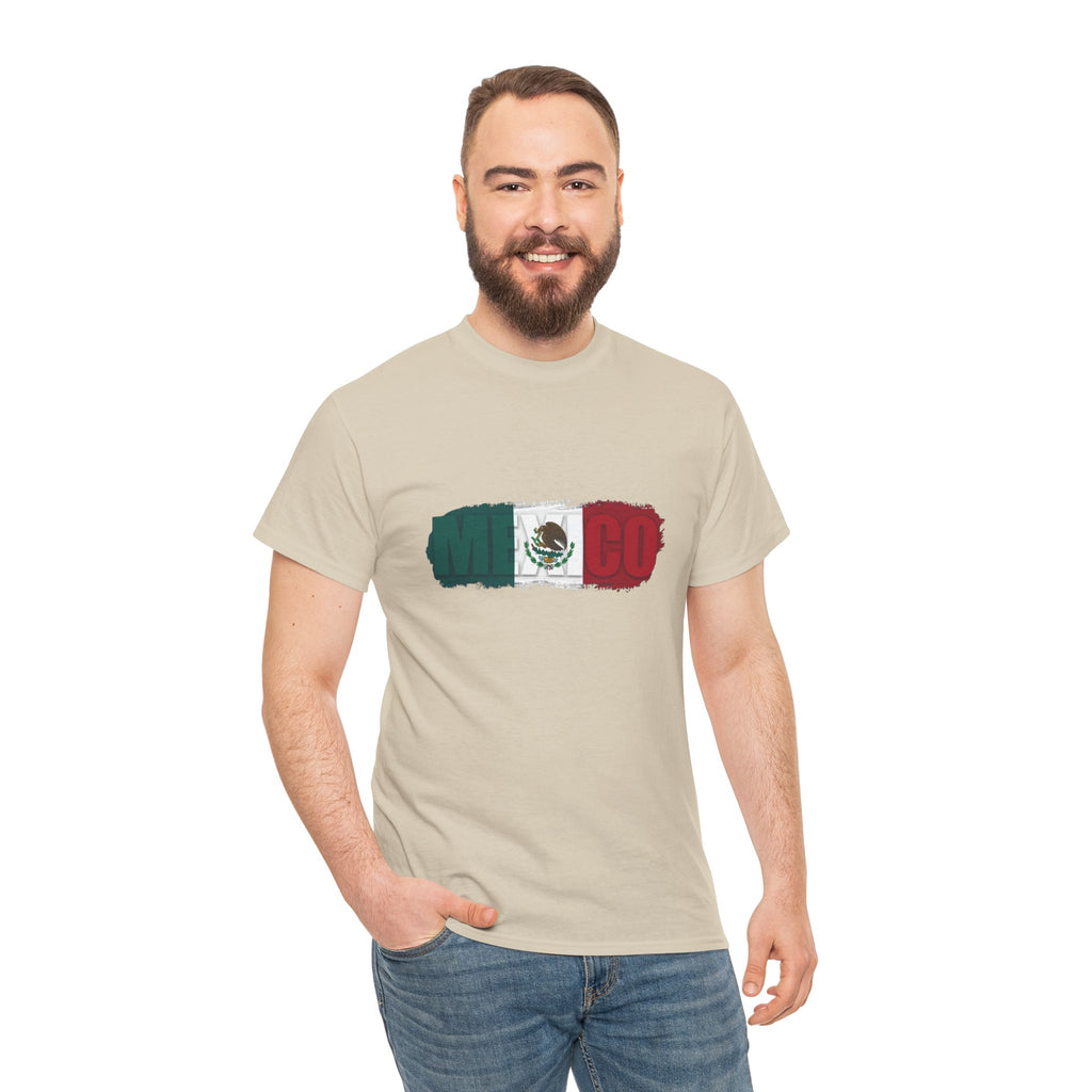 Mexico Flag Distressed Tee — Mexican Pride T-Shirt, Independence Day & Cinco de Mayo Shirt