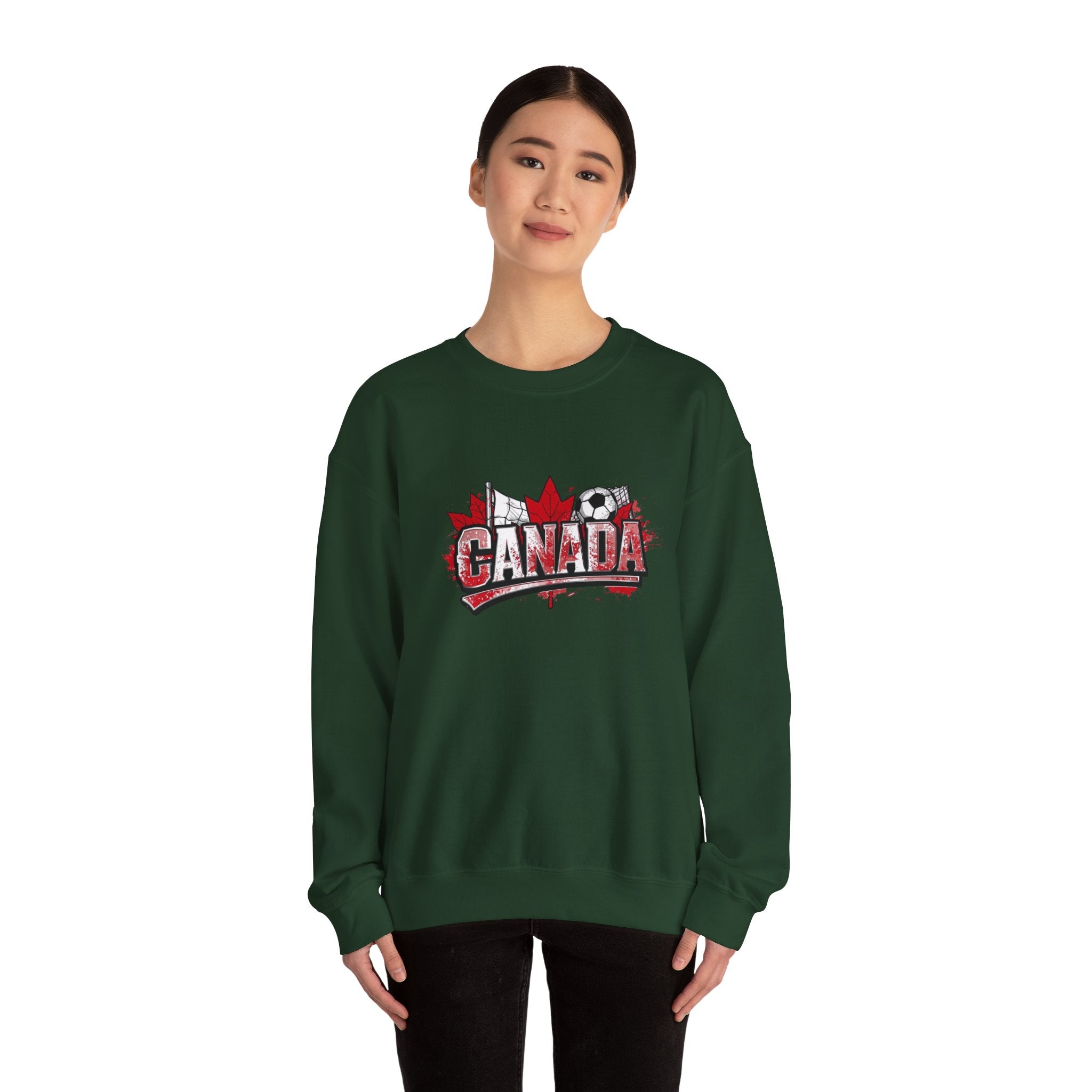Canada Soccer Crewneck Sweatshirt – Maple Leaf Canada Graphic