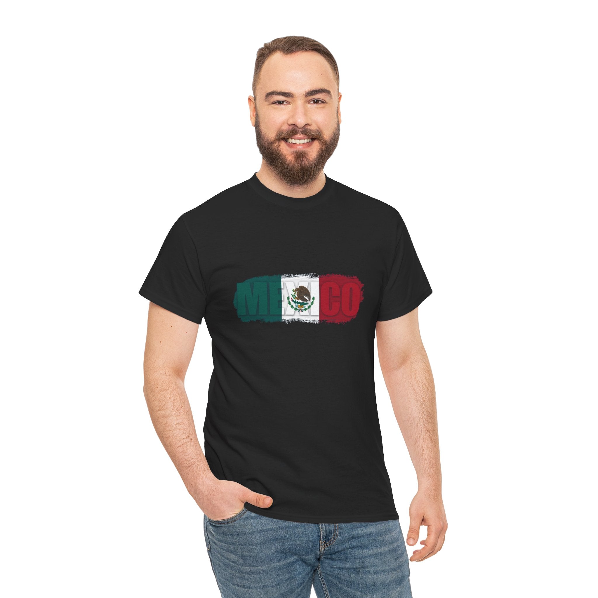 Mexico Flag Distressed Tee — Mexican Pride T-Shirt, Independence Day & Cinco de Mayo Shirt