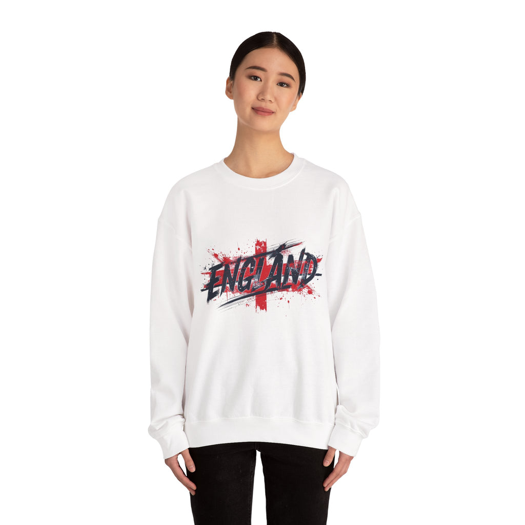 England Flag Grunge Sweatshirt