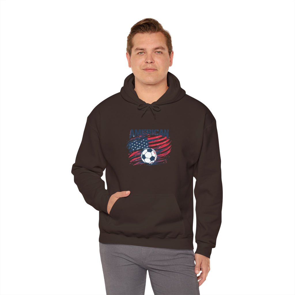 American Flag Soccer Hoodie — USA Soccer Team Pullover