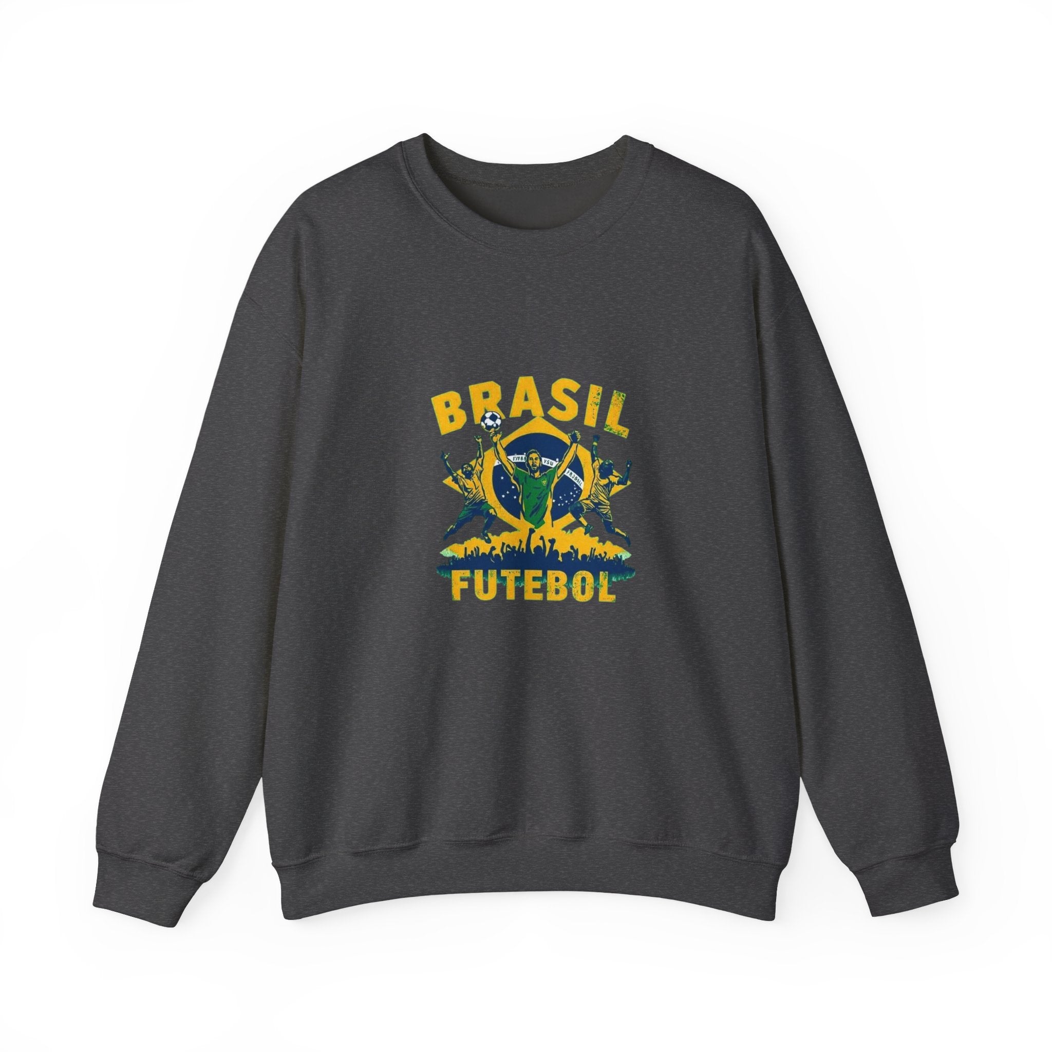 Brasil Futebol Crewneck Sweatshirt — Brazilian Soccer Graphic Pullover