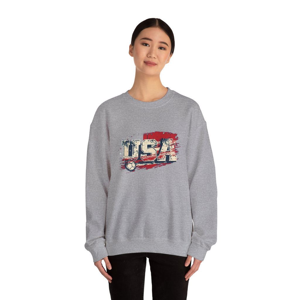 USA Soccer Crewneck Sweatshirt — Vintage American Soccer Pride