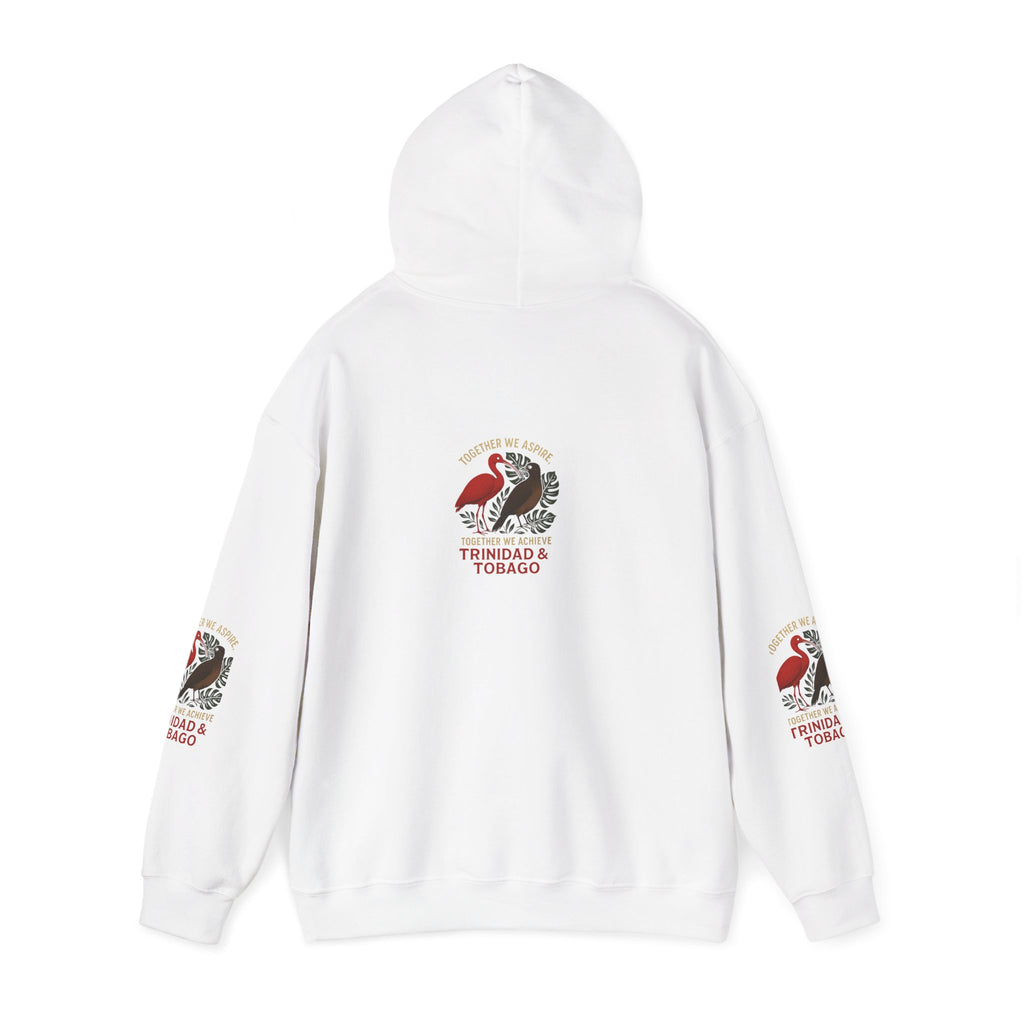 Trinidad & Tobago Flamingo Crest Hoodie | Island Pride Sweatshirt