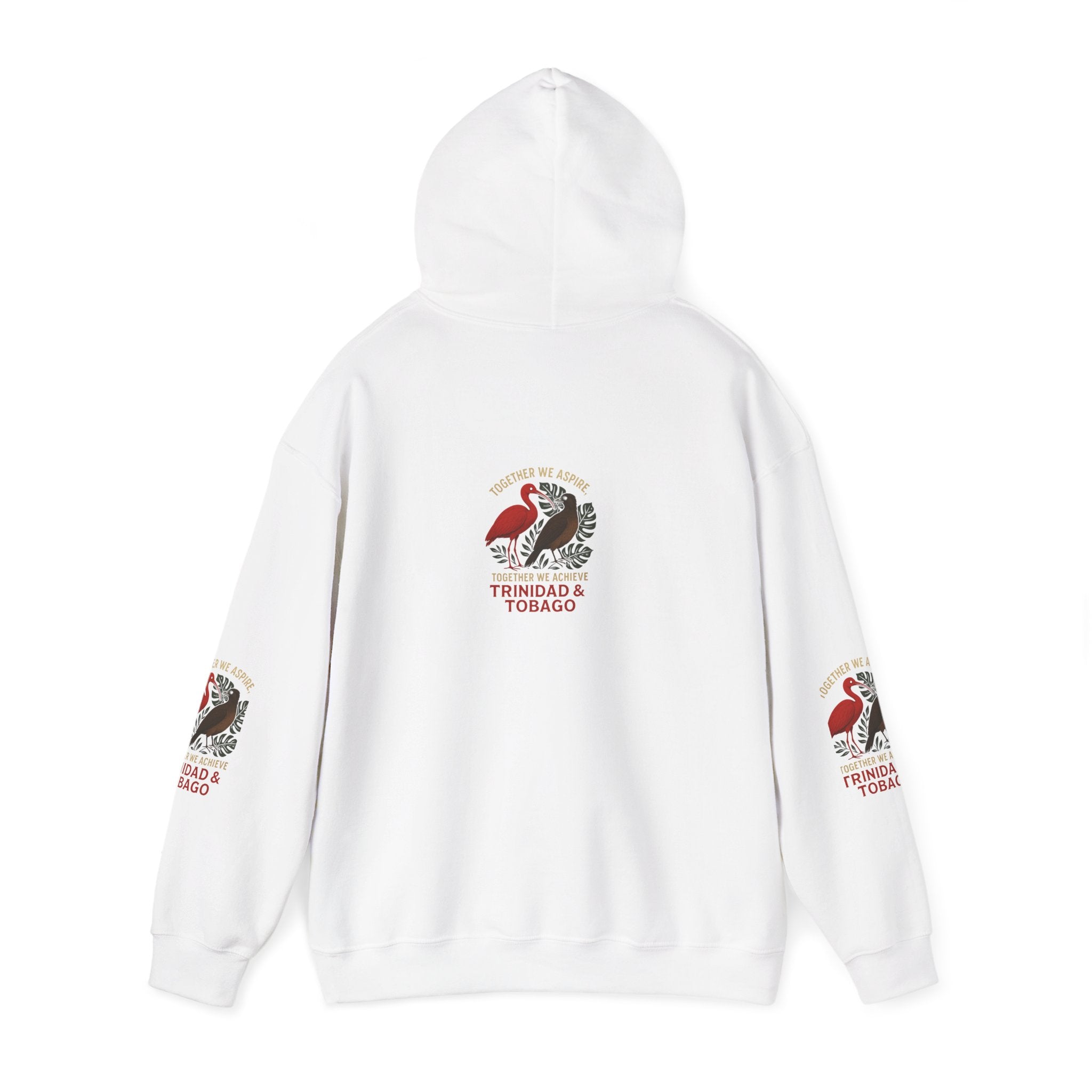 Trinidad & Tobago Flamingo Crest Hoodie | Island Pride Sweatshirt