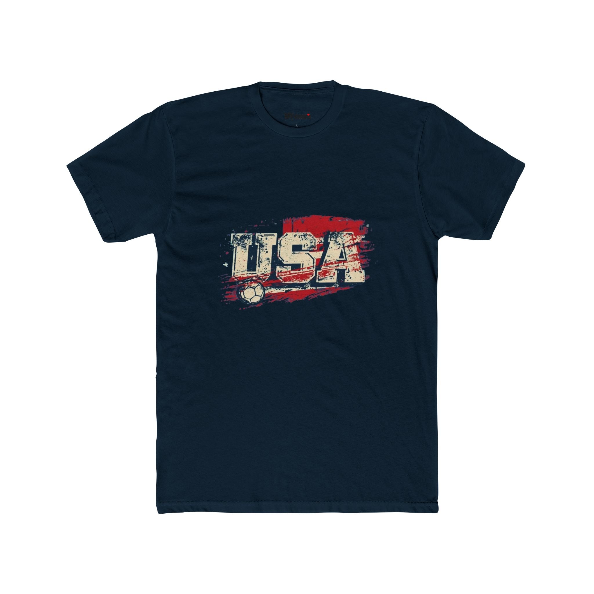 USA Distressed Flag T‑Shirt — Patriotic Vintage Graphic Tee