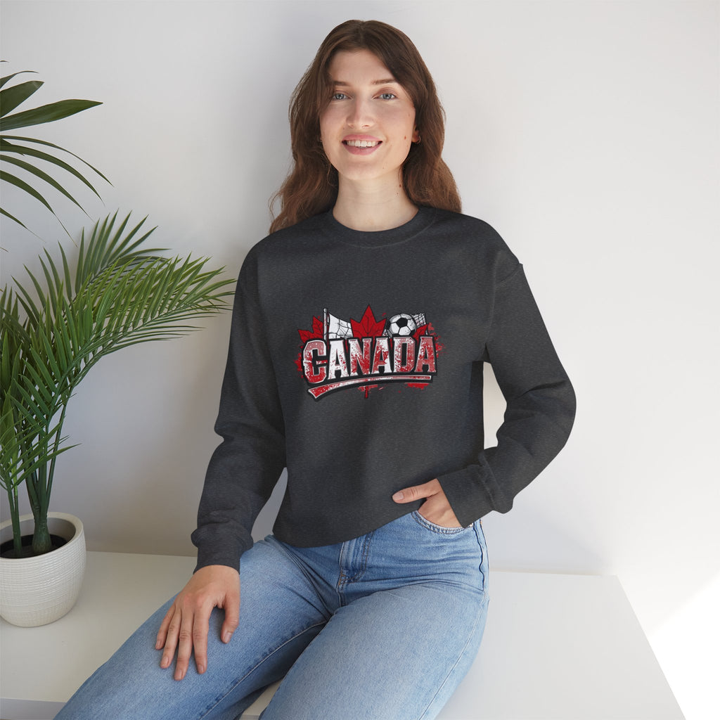 Canada Soccer Crewneck Sweatshirt – Maple Leaf Canada Graphic