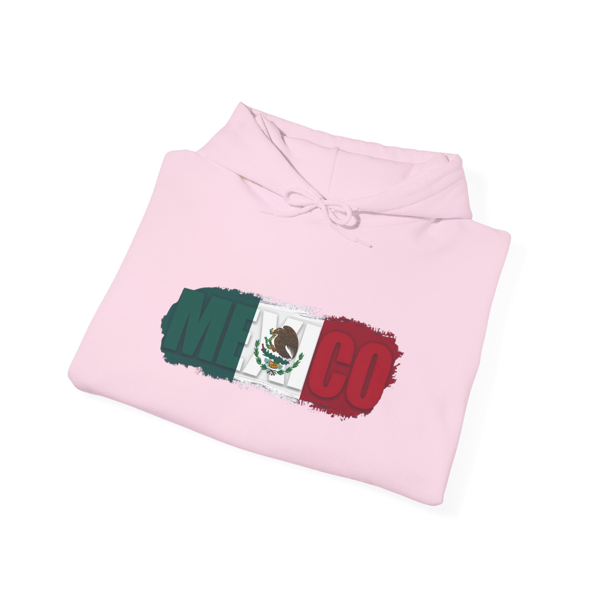 Mexico Flag Hoodie — Distressed Mexican Flag Graphic Pullover
