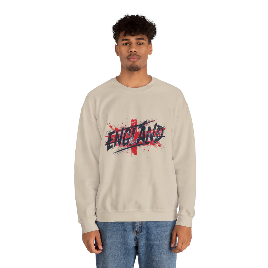 England Flag Grunge Sweatshirt