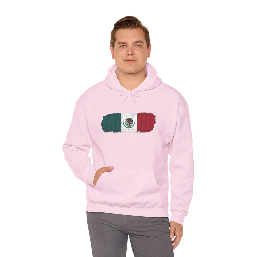 Mexico Flag Hoodie — Distressed Mexican Flag Graphic Pullover