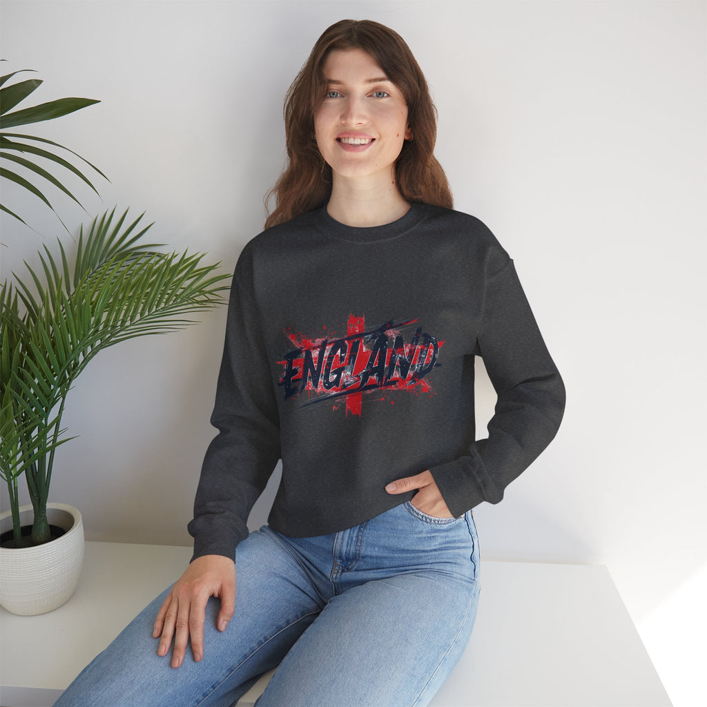 England Flag Grunge Sweatshirt