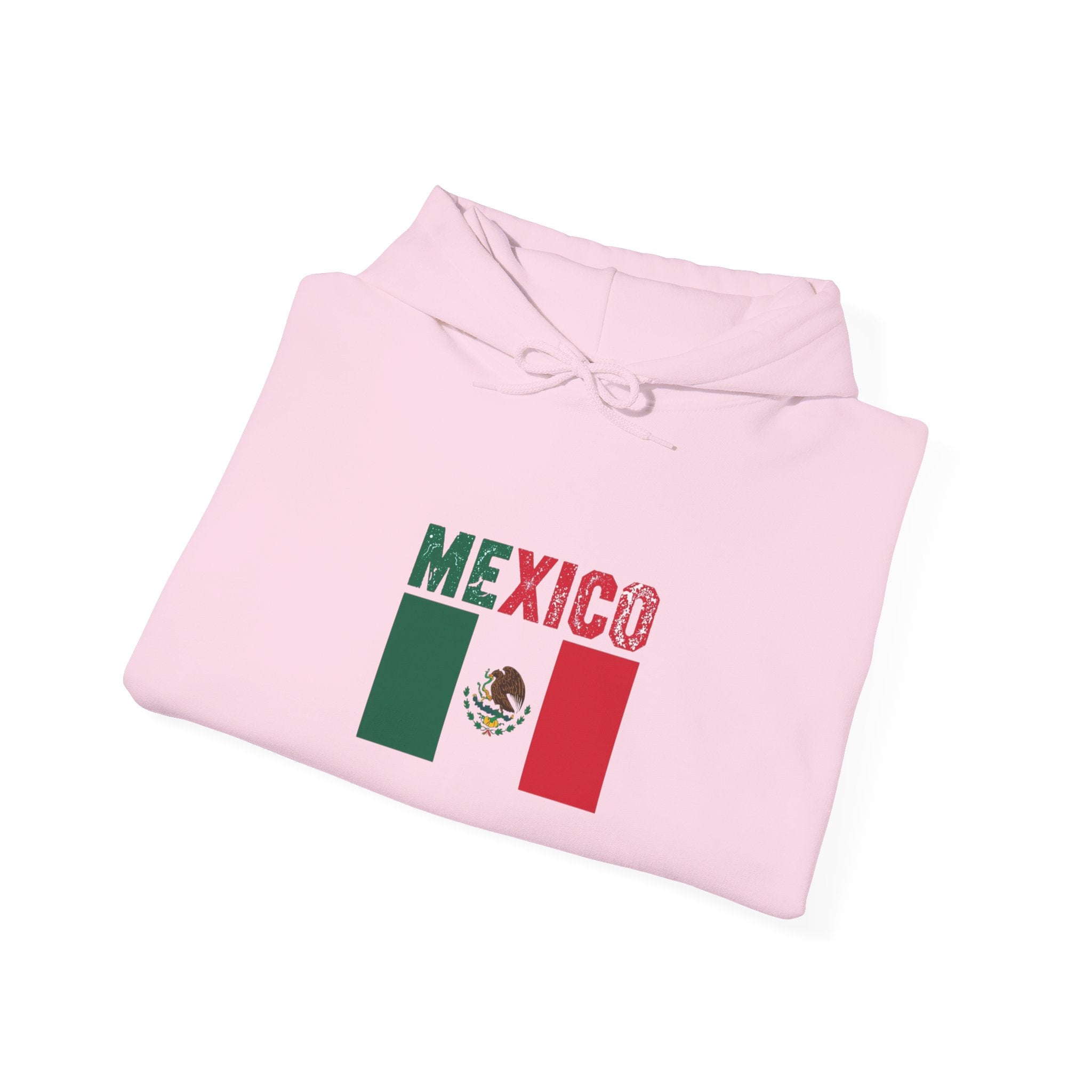 Mexico Flag Hoodie - Mexican Pride Pullover with National Emblem