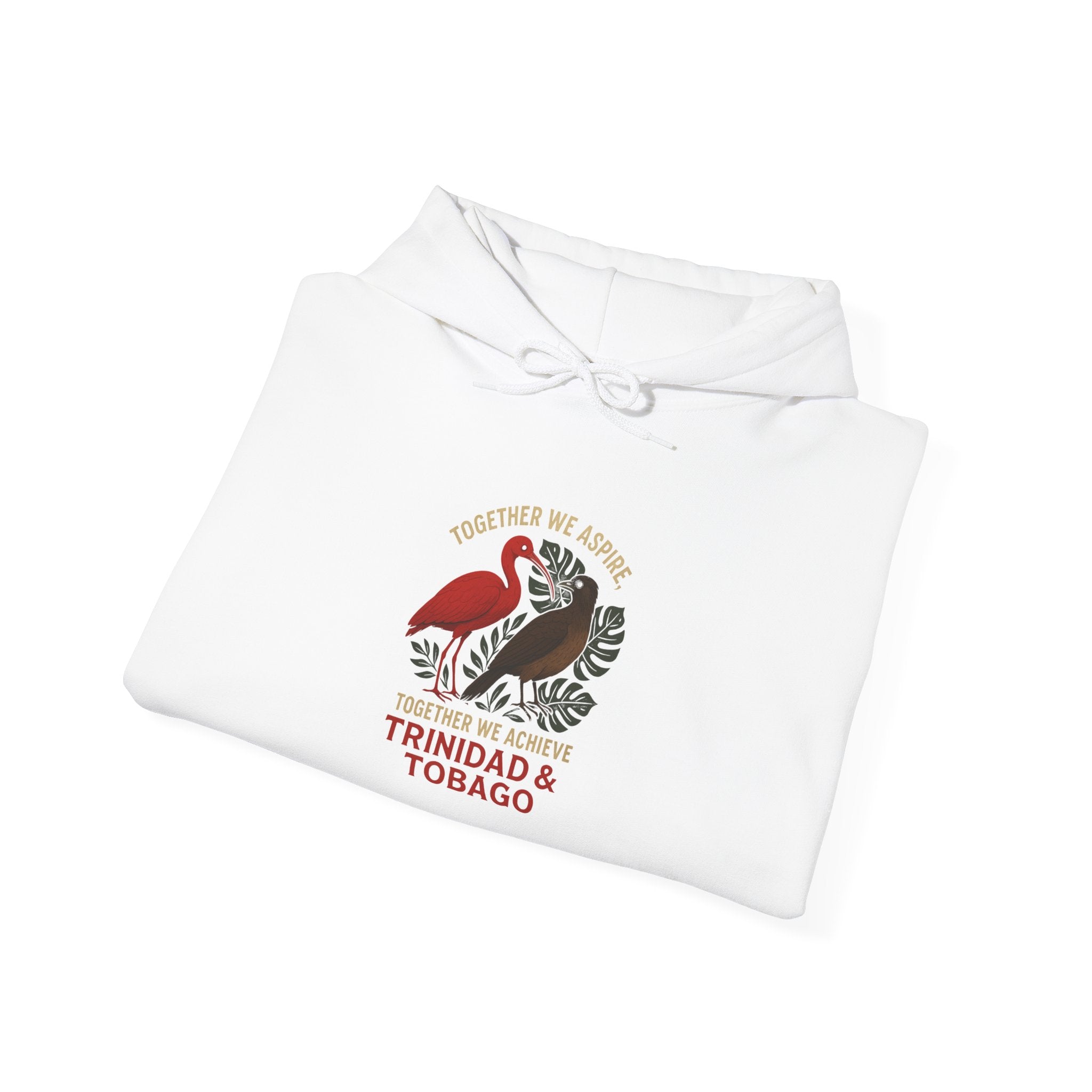 Trinidad & Tobago Flamingo Crest Hoodie | Island Pride Sweatshirt