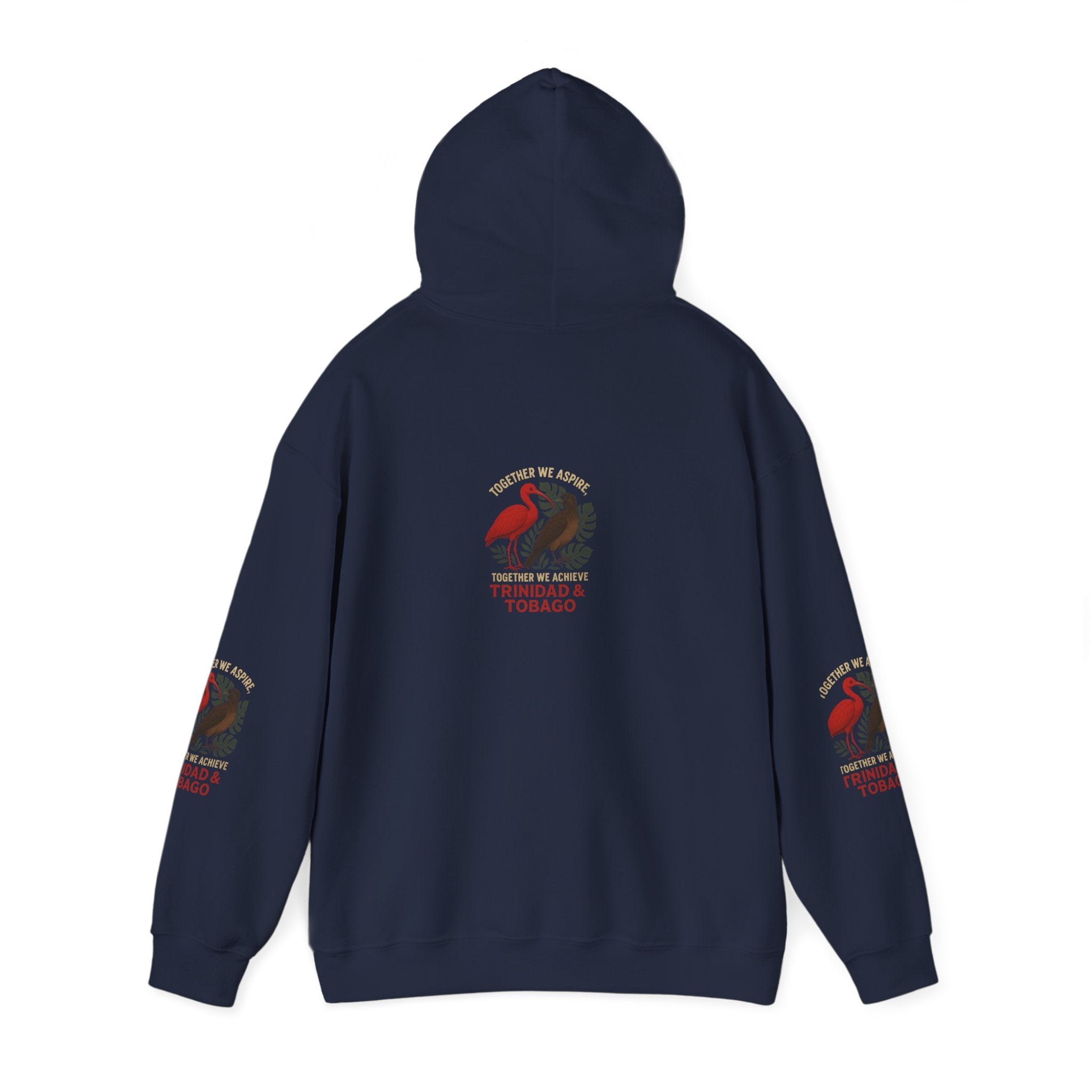 Trinidad & Tobago Flamingo Crest Hoodie | Island Pride Sweatshirt