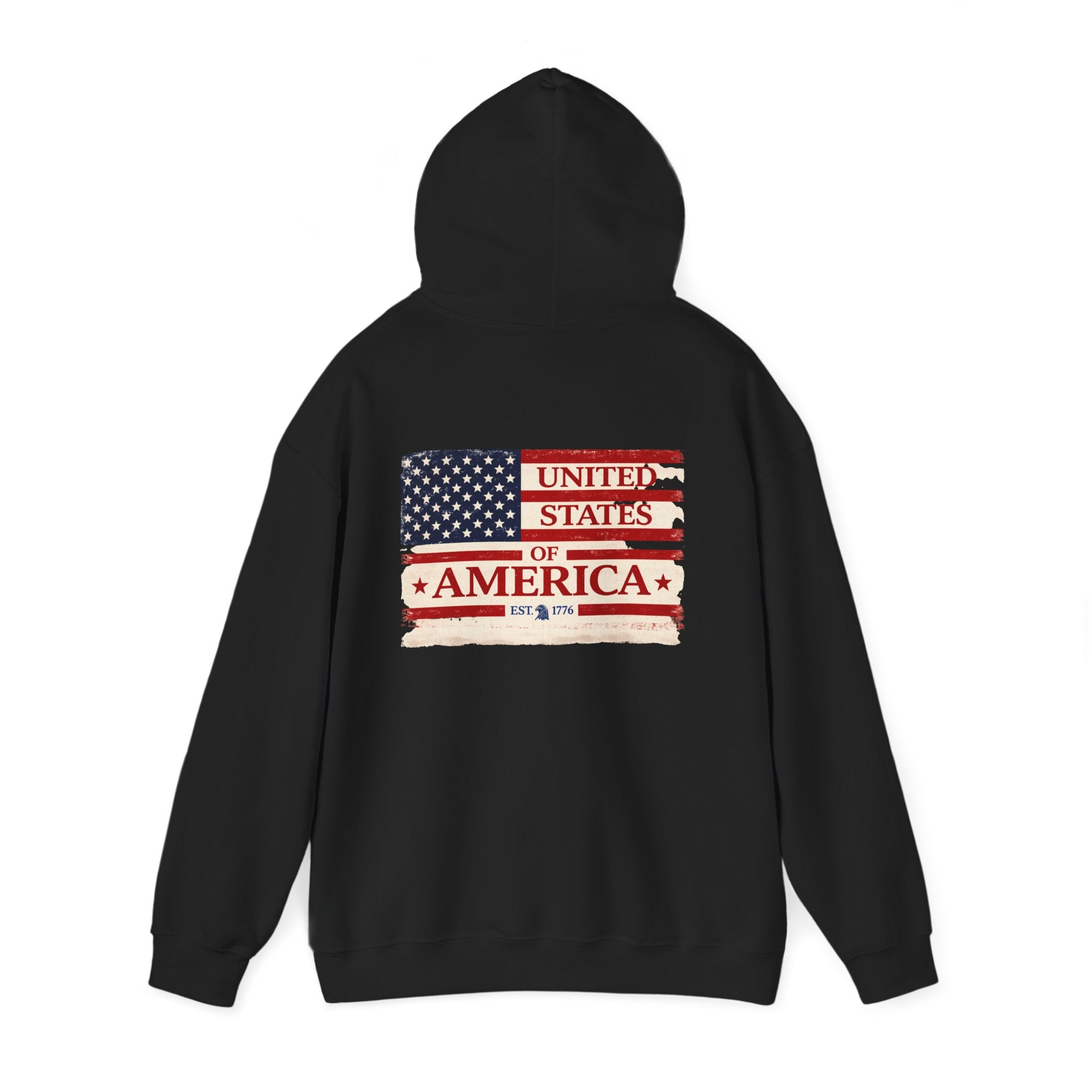 United States of America flag Hoodie | Vintage American flag sweatshirt