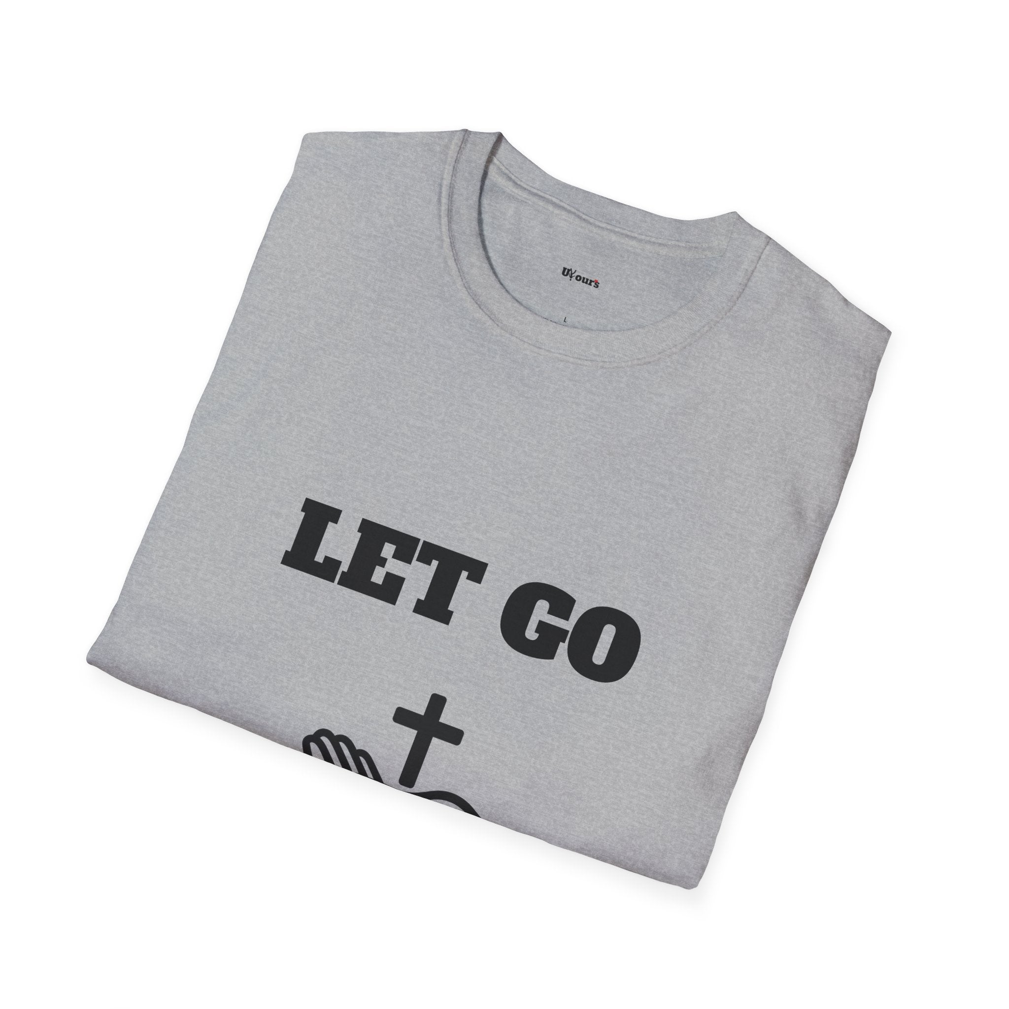 Inspirational Faith T-Shirt - Let Go Let God, Unisex Tee, Christian Gift, Motivational Apparel, Everyday Wear, Positive Message