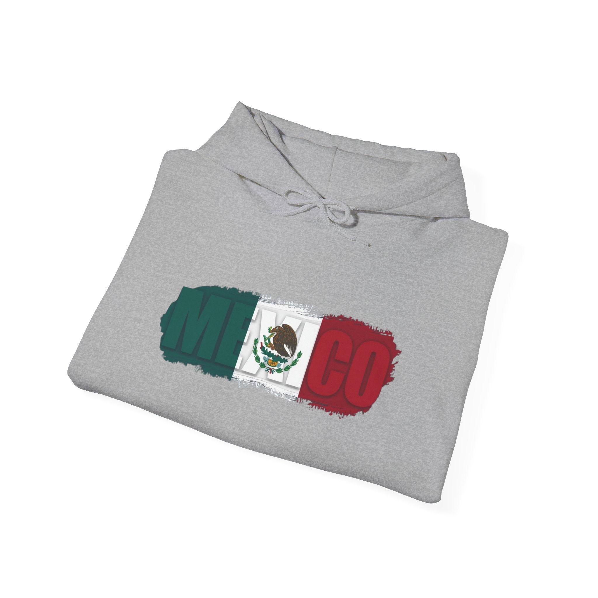 Mexico Flag Hoodie — Distressed Mexican Flag Graphic Pullover