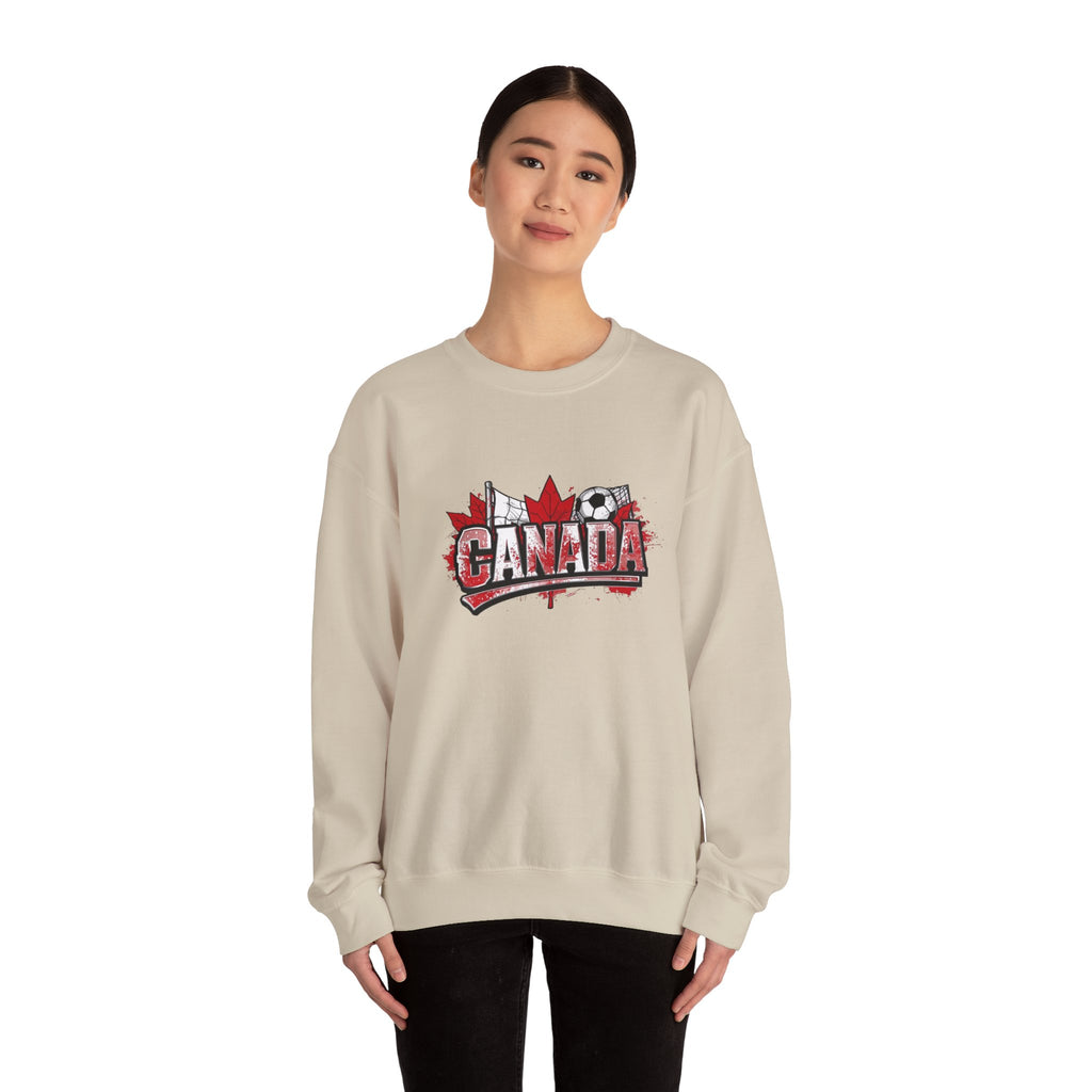 Canada Soccer Crewneck Sweatshirt – Maple Leaf Canada Graphic