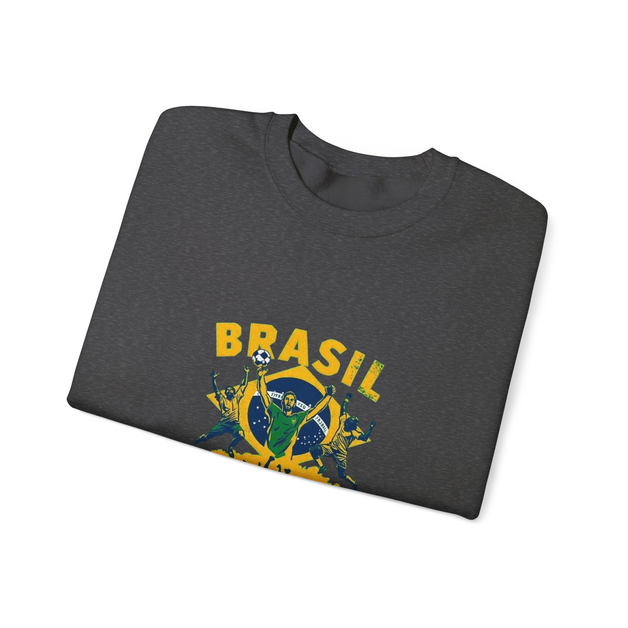 Brasil Futebol Crewneck Sweatshirt — Brazilian Soccer Graphic Pullover