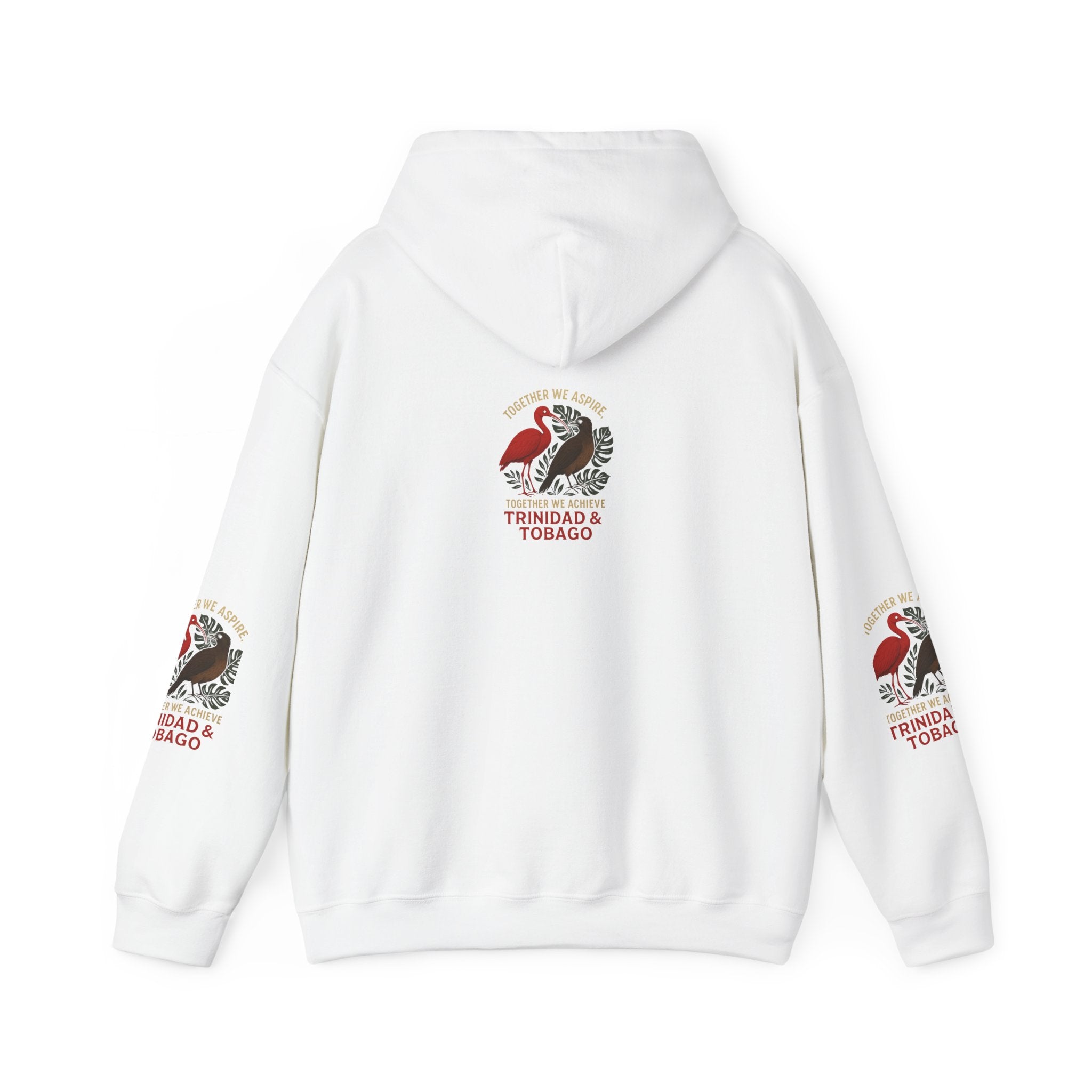 Trinidad & Tobago Flamingo Crest Hoodie | Island Pride Sweatshirt