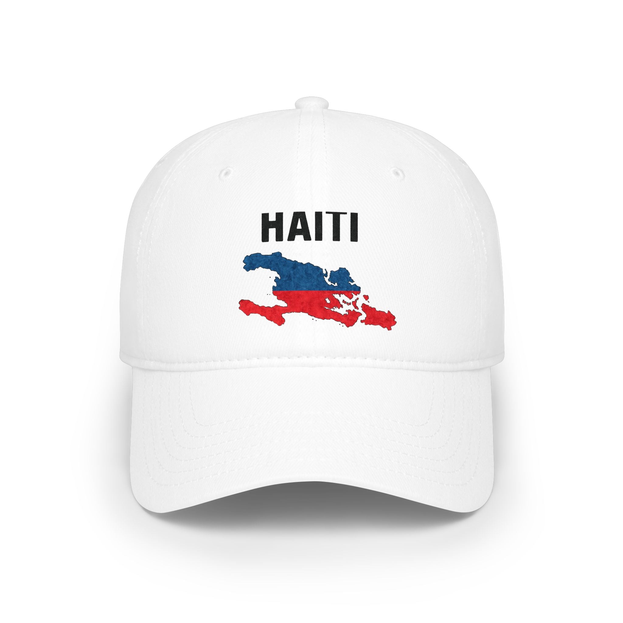 Haiti Flag Map Baseball Cap — Haitian Pride Low Profile Hat