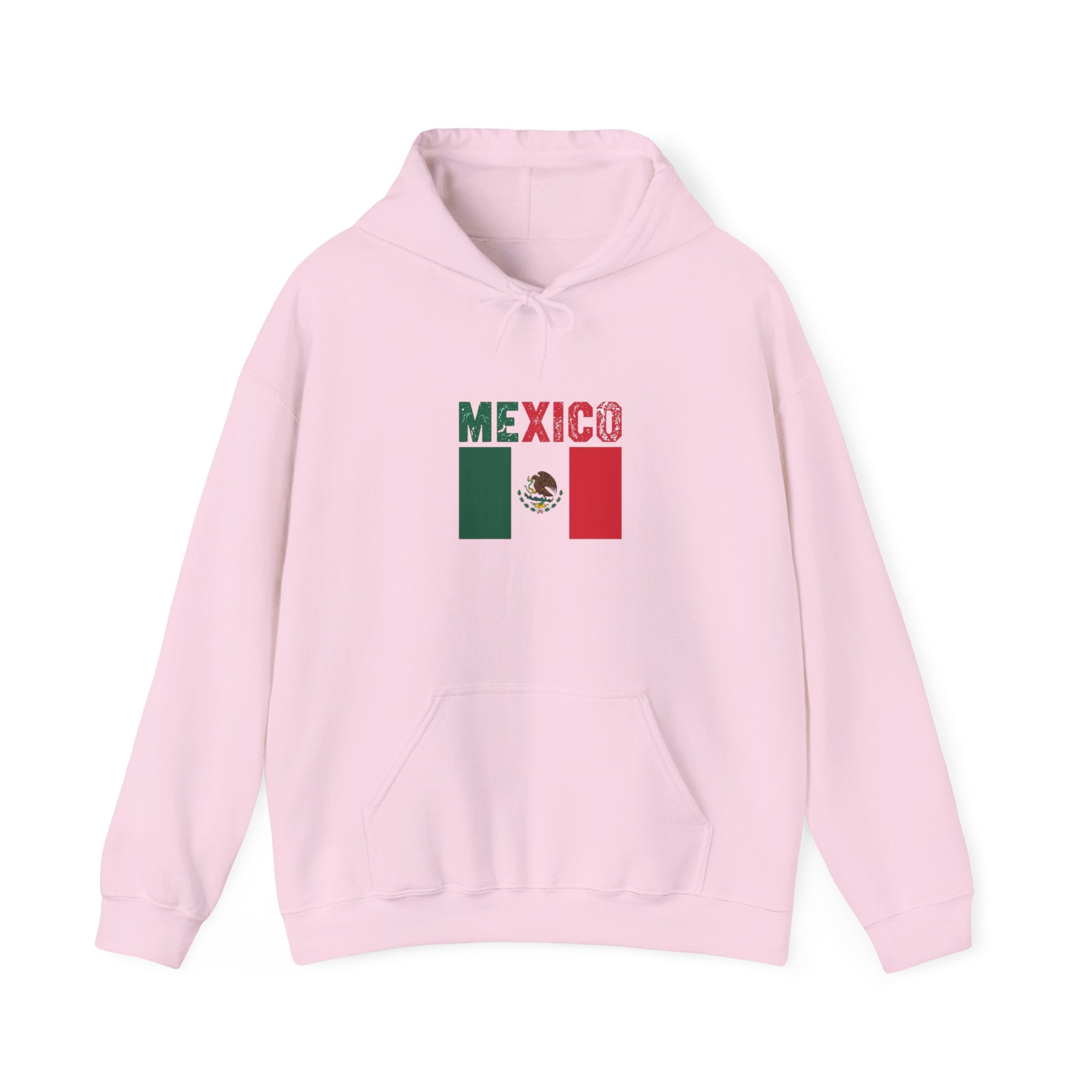 Mexico Flag Hoodie - Mexican Pride Pullover with National Emblem