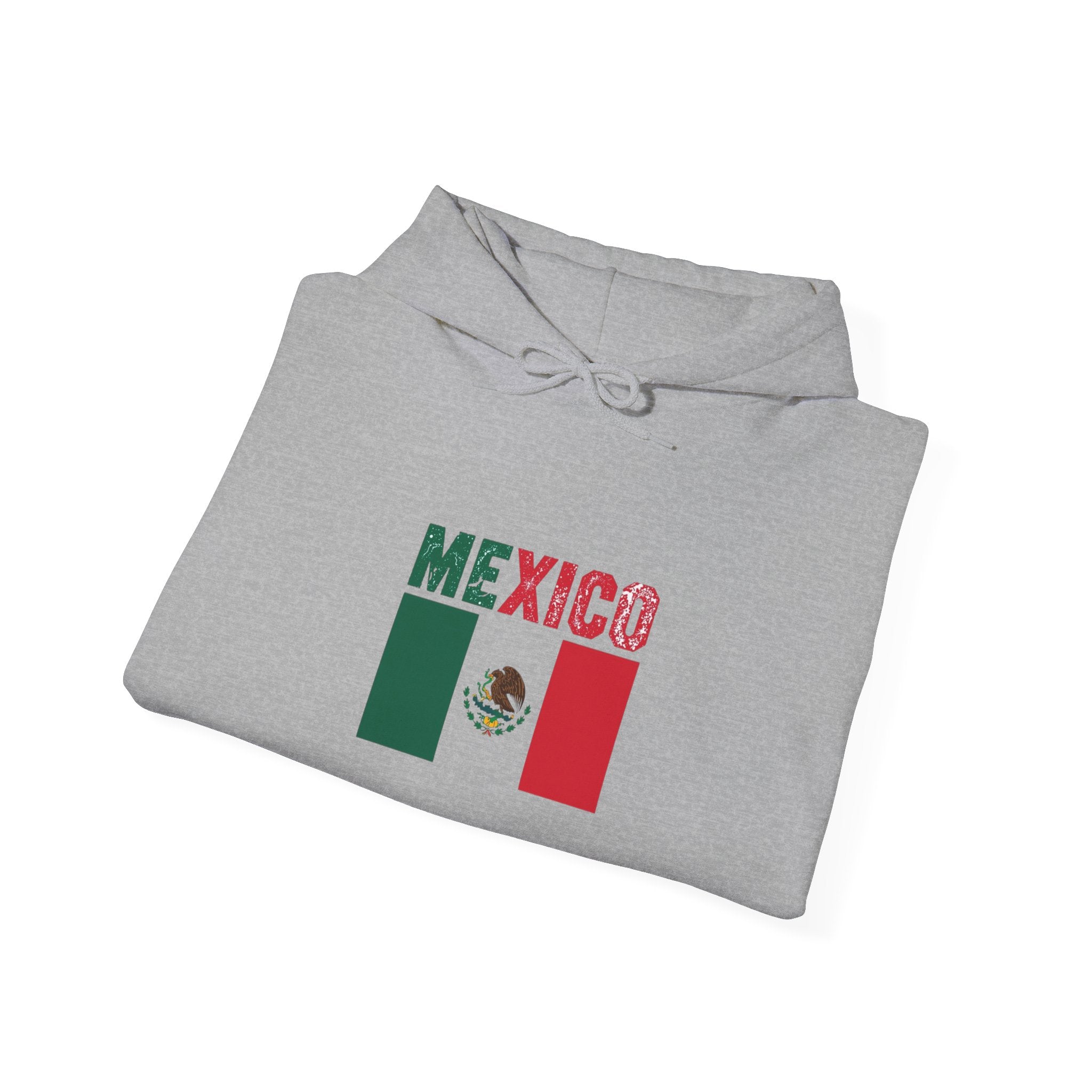 Mexico Flag Hoodie - Mexican Pride Pullover with National Emblem