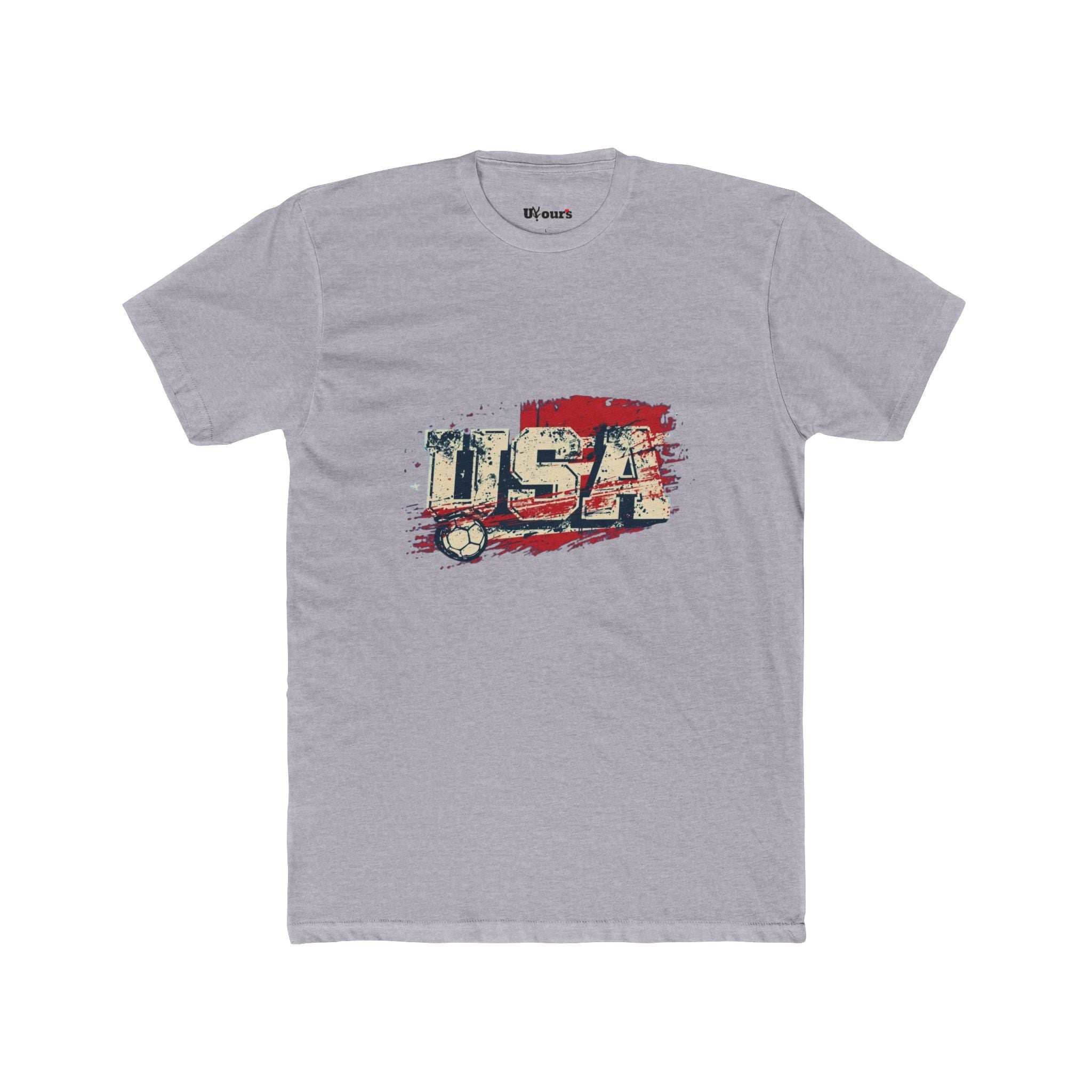 USA Distressed Flag T‑Shirt — Patriotic Vintage Graphic Tee