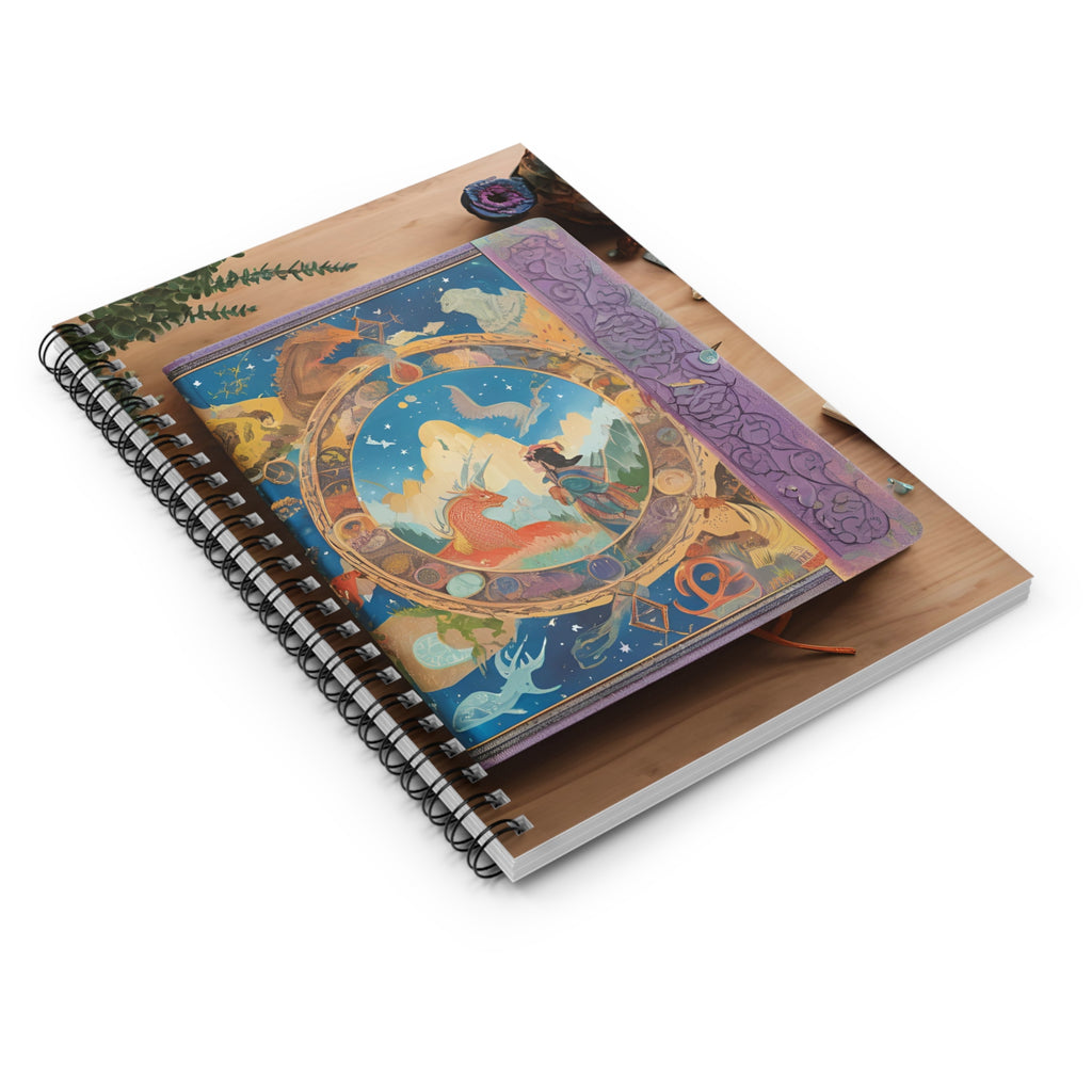 Fantasy Reader Spiral Notebook - Ruled Line, Reading Journal, Other Worldly, Notebook for Fantasy Lovers, Gifts for Bookworms