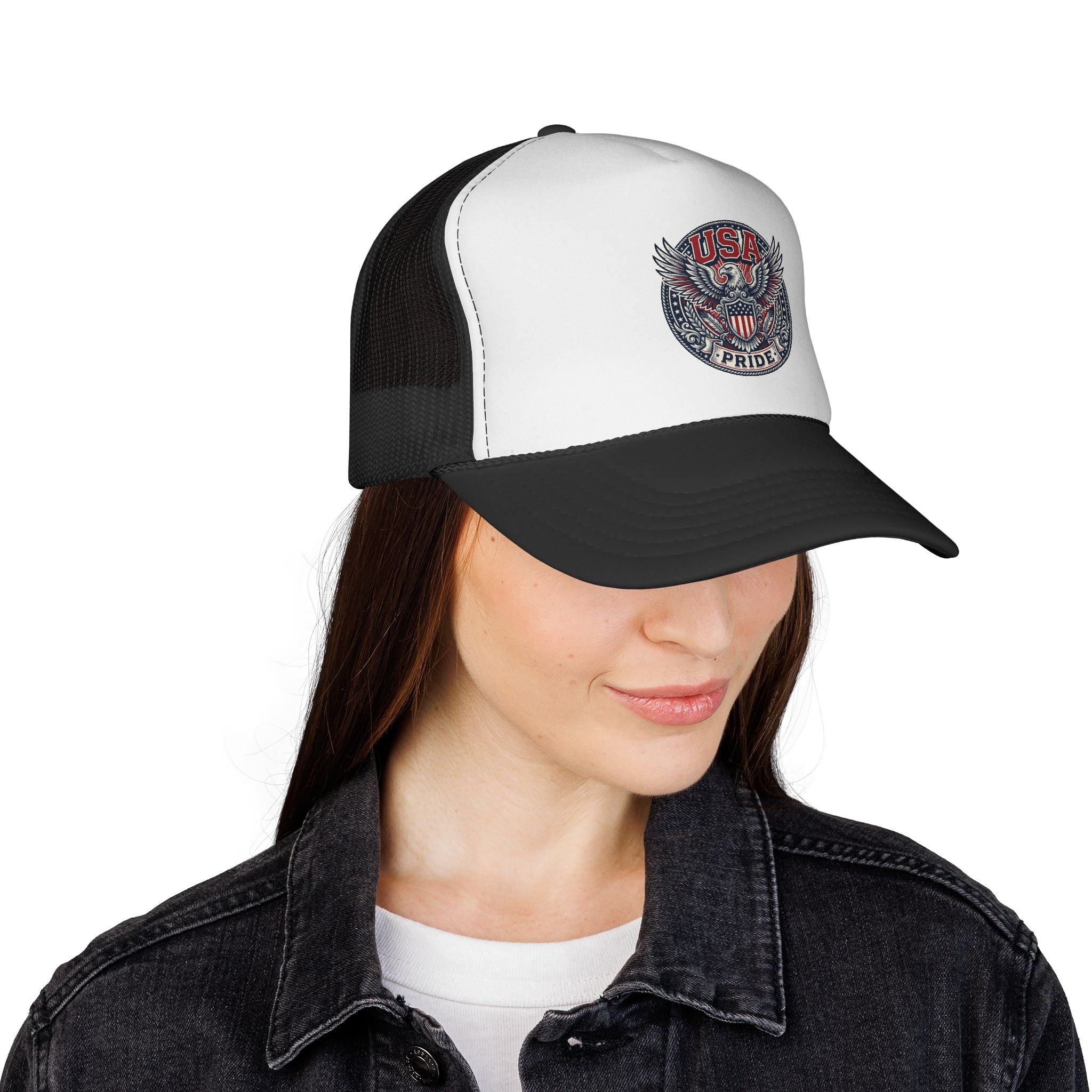 USA Pride Eagle Trucker Hat