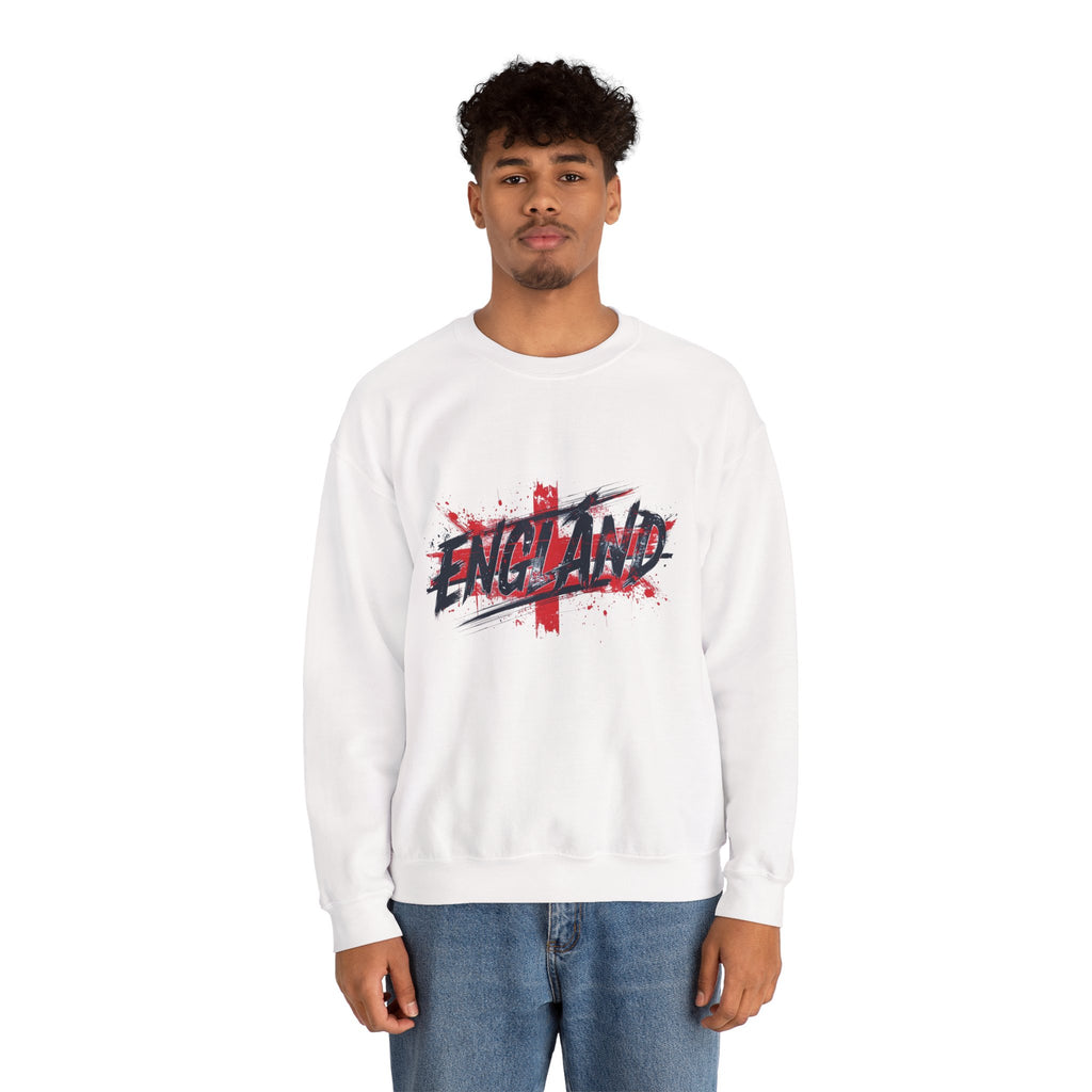 England Flag Grunge Sweatshirt