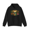 Guyana rainforest waterfall graphic Hoodie | Guyanese flag, tropical flowers