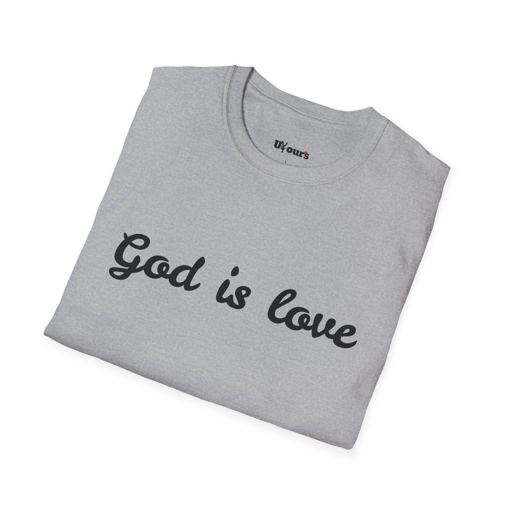 God is Love T-Shirt | Script Faith Christian Tee
