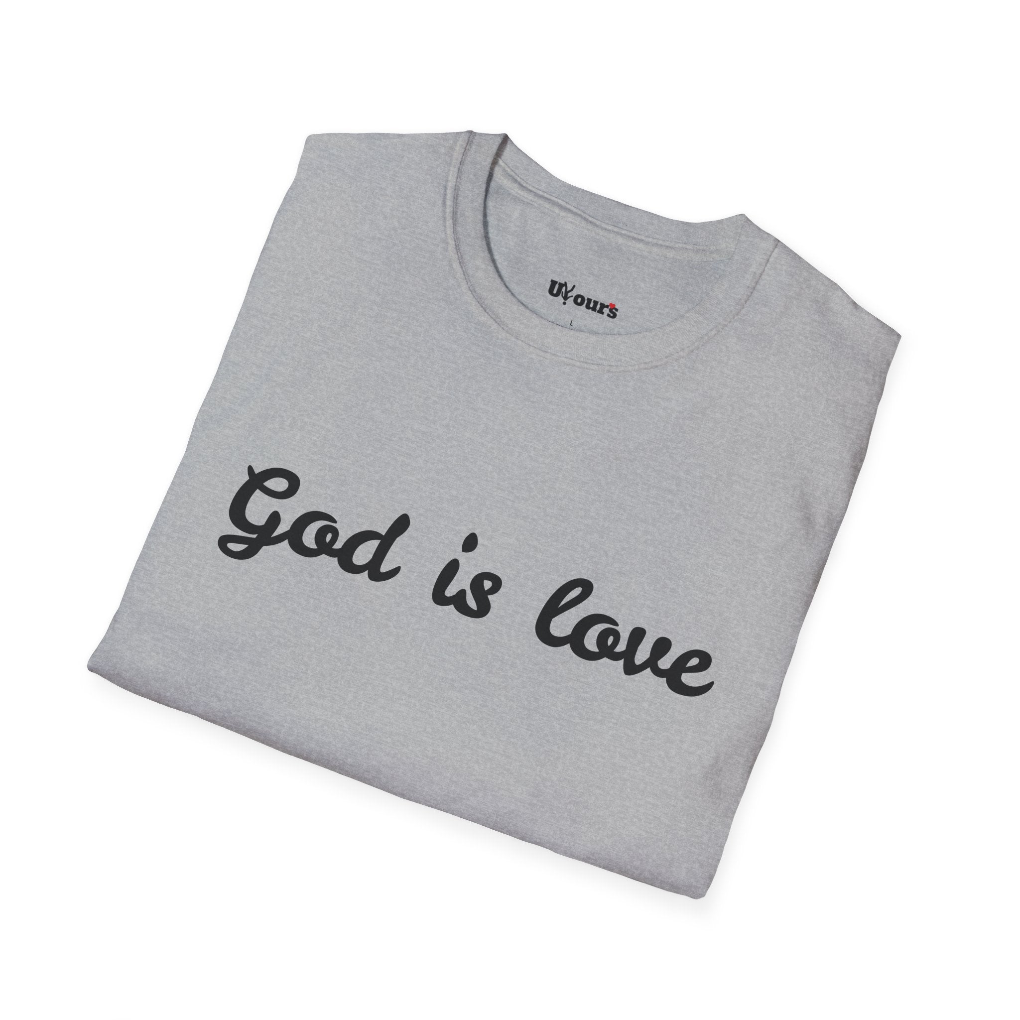 God is Love T-Shirt | Script Faith Christian Tee