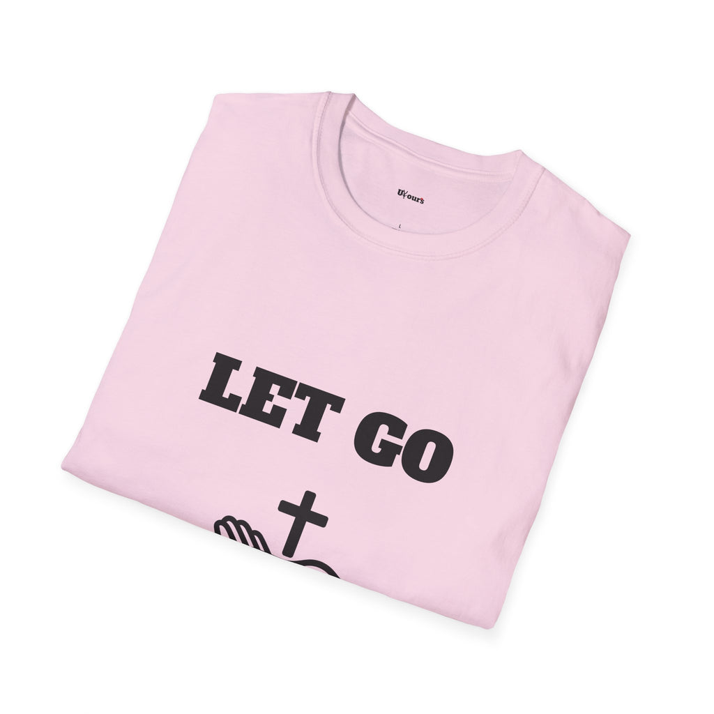 Inspirational Faith T-Shirt - Let Go Let God, Unisex Tee, Christian Gift, Motivational Apparel, Everyday Wear, Positive Message